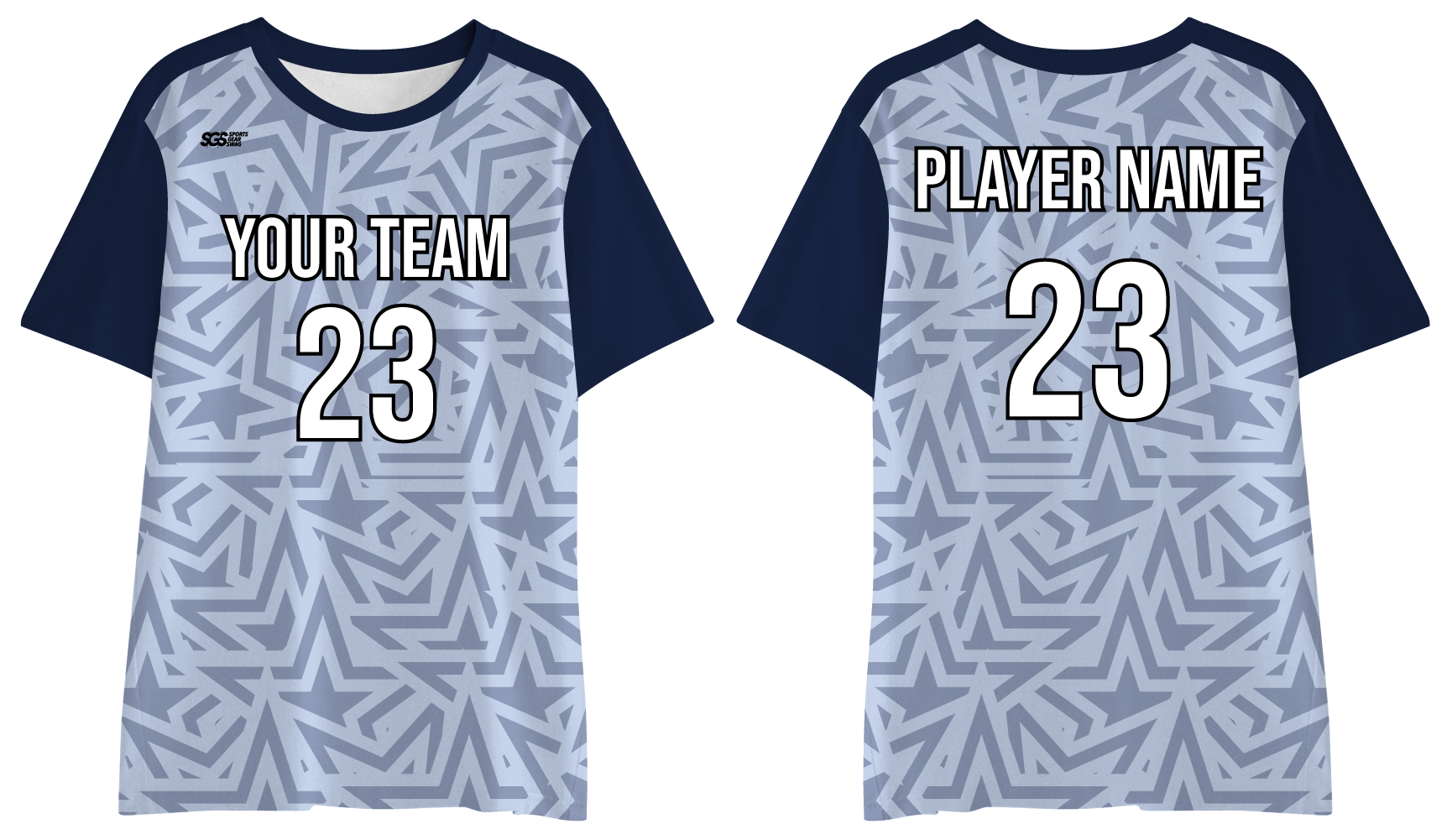 Custom training shirt adult youth unisex abstract stars - Shirt