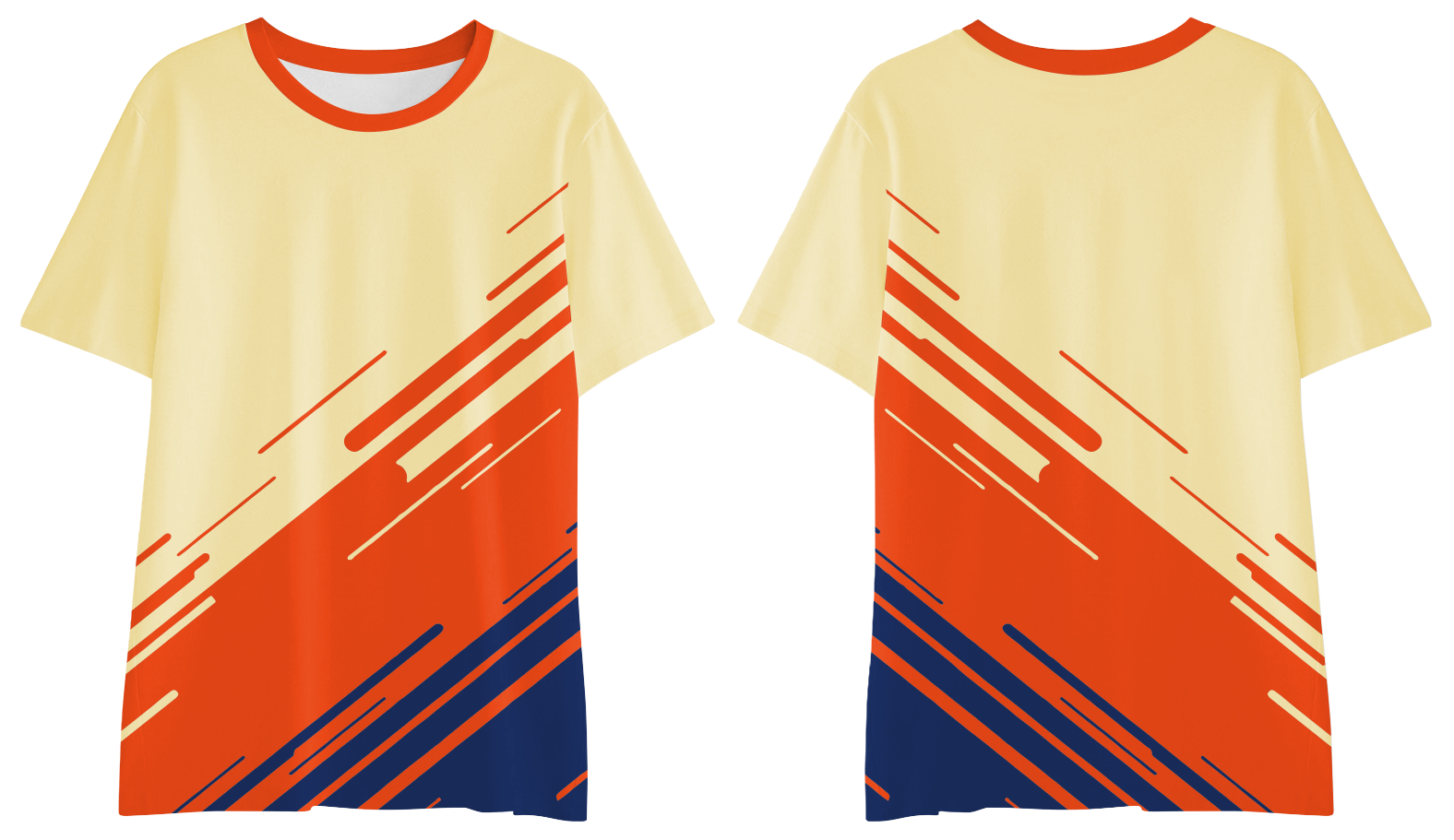 Custom moisture-wicking diagonal stripes youth unisex shirt - Rugby-jerseys