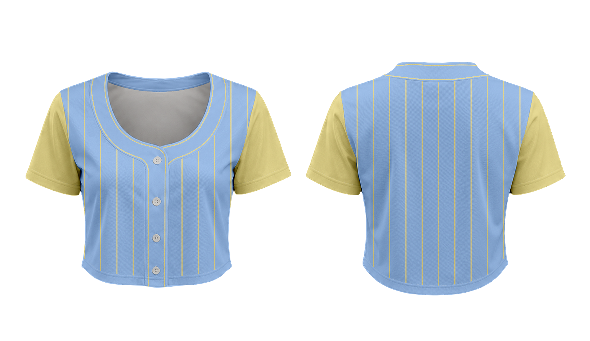 Custom lightweight cropped adult youth unisex baseball jersey - Cropped-baseball-jerseys