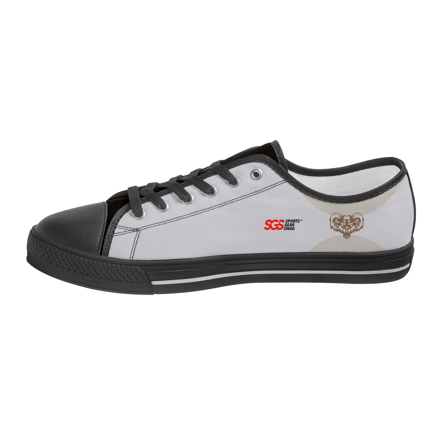 Custom low top canvas shoes black journey - Low-top-shoes