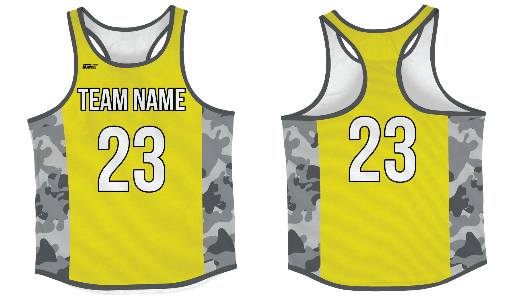Custom track singlets adult youth unisex sunset shadow - Track-singlets