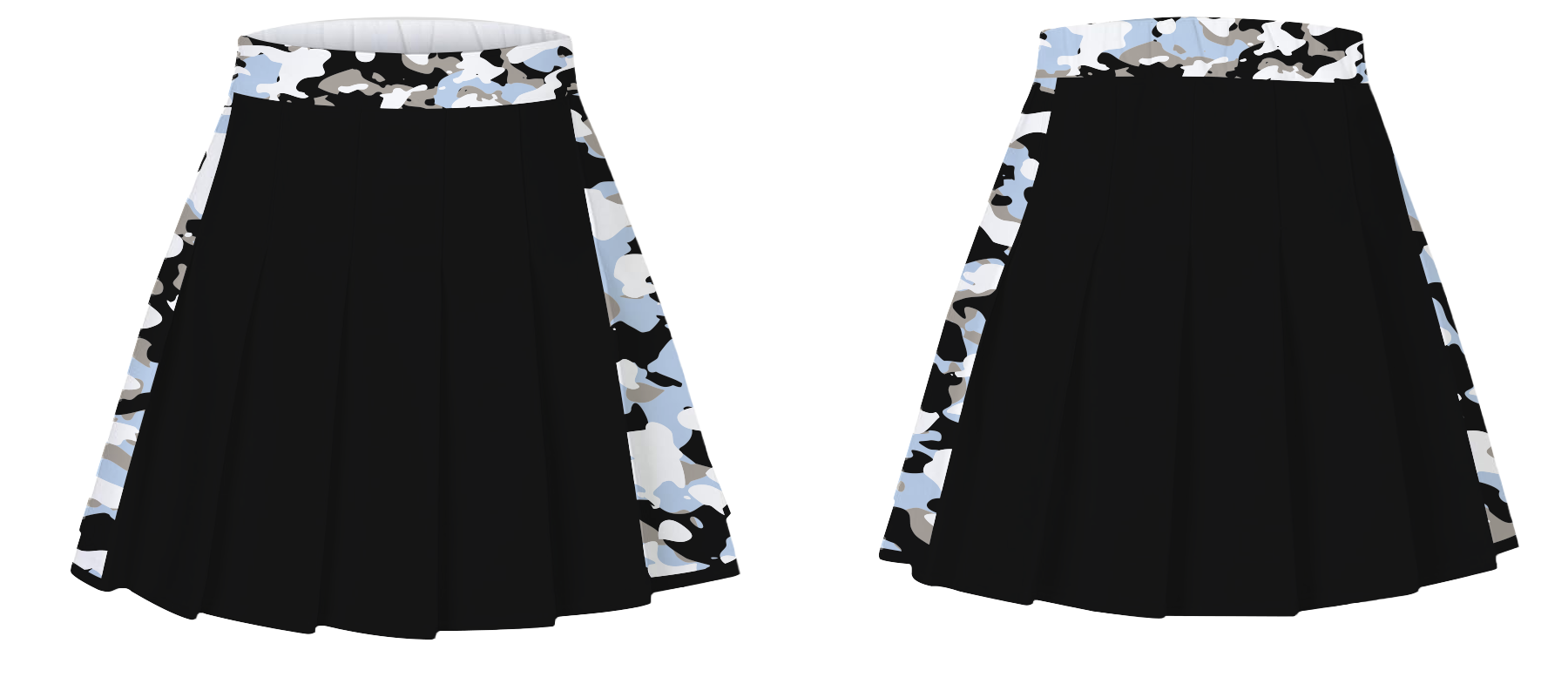 Custom pleated skirt dance uniform urban camo - Dance-skirts