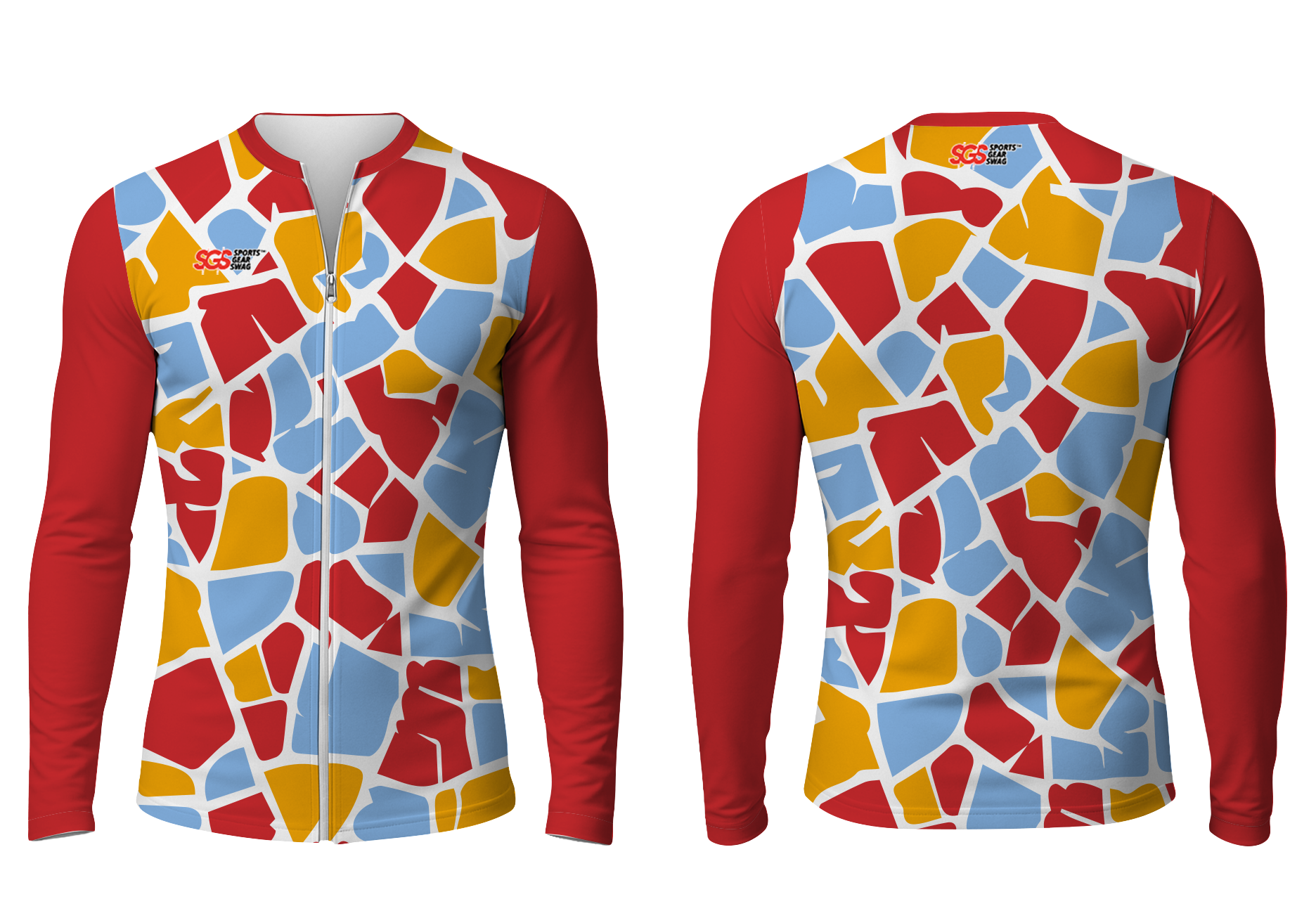 Custom figure skating zipper long sleeve jersey adult youth unisex victory series - Figure-skating-jerseys