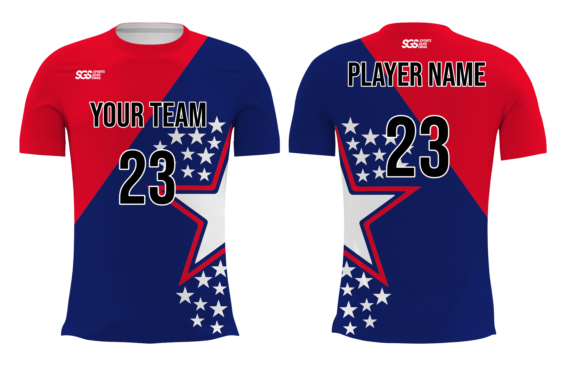 Custom amazing stars adult youth unisex volleyball jersey - Jersey
