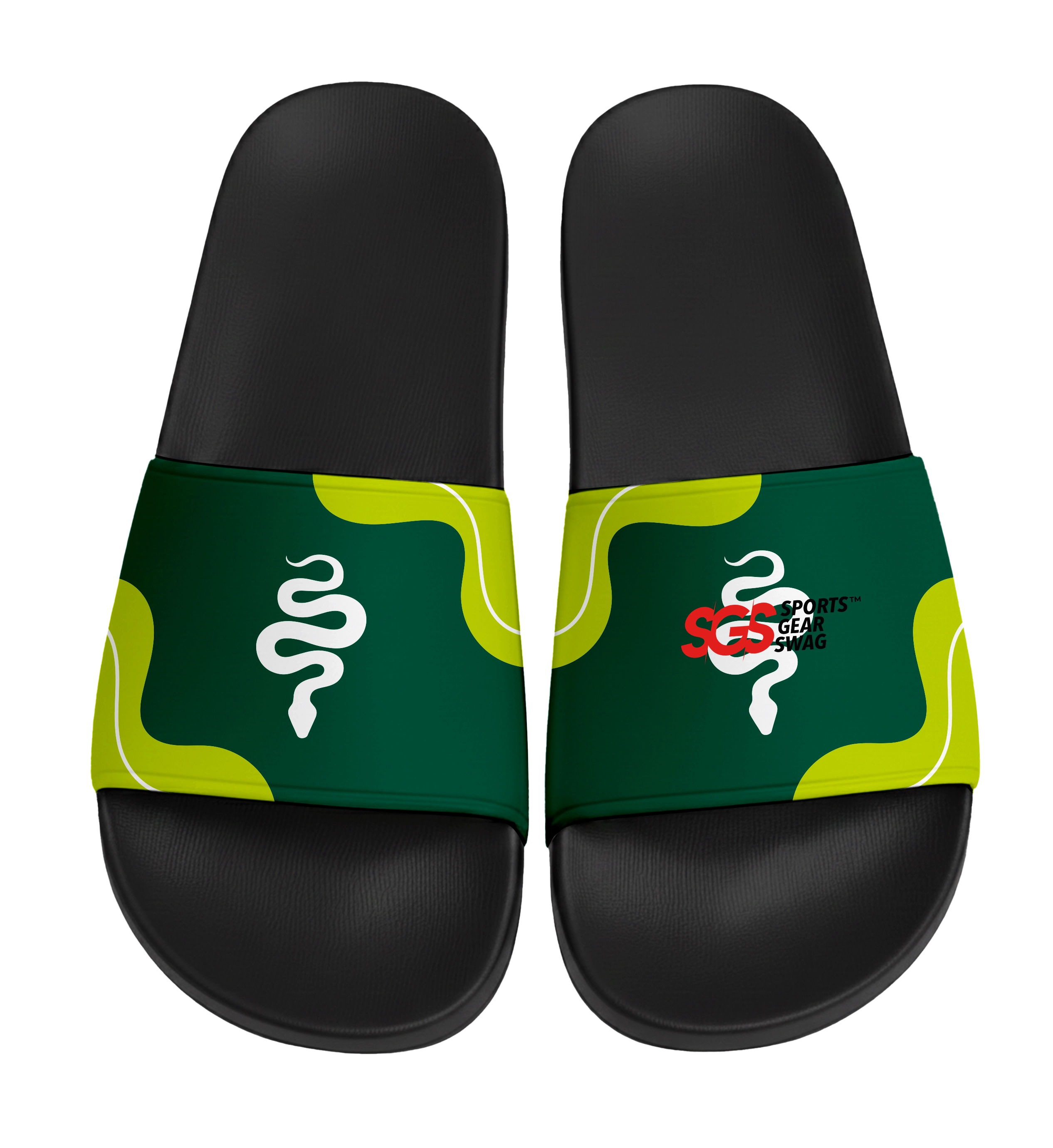 Custom slides black unisex viper - Slides