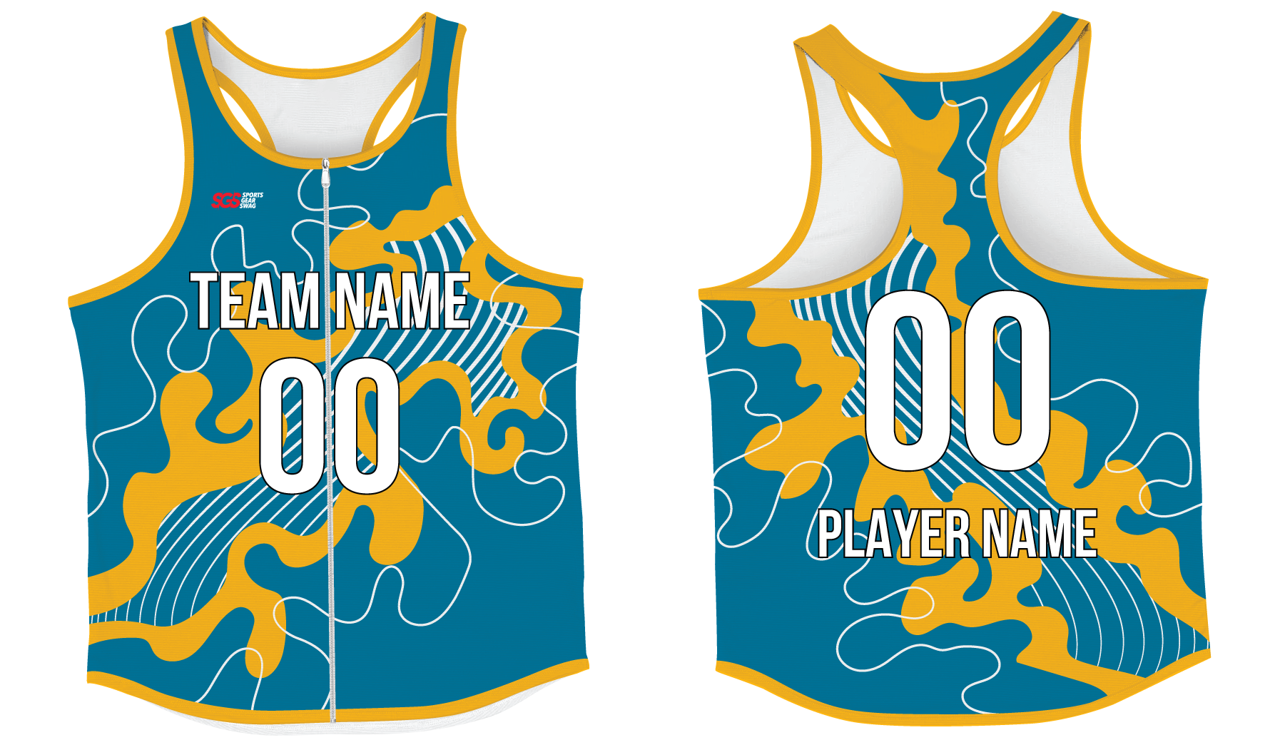 Custom full zip track singlets adult youth unisex map quest - Track-singlets
