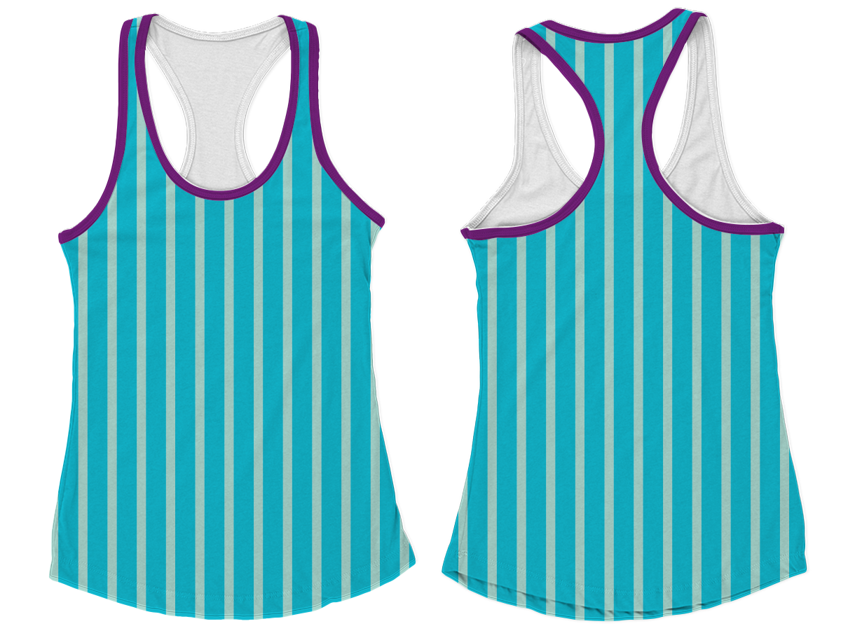 Custom vertical strips adult youth unisex tank top - Tank-top