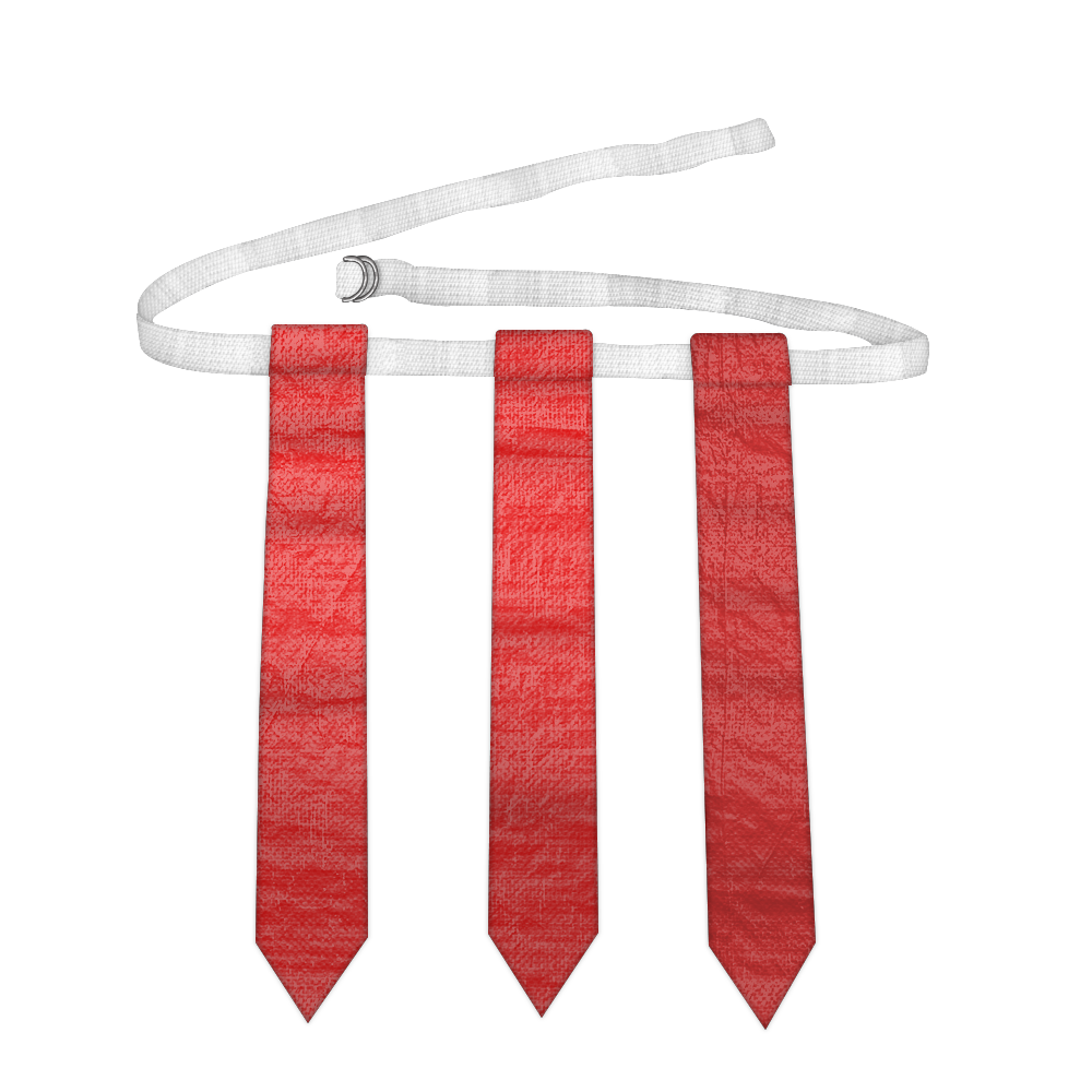 Red 3 rugby belts - Rugby-belts