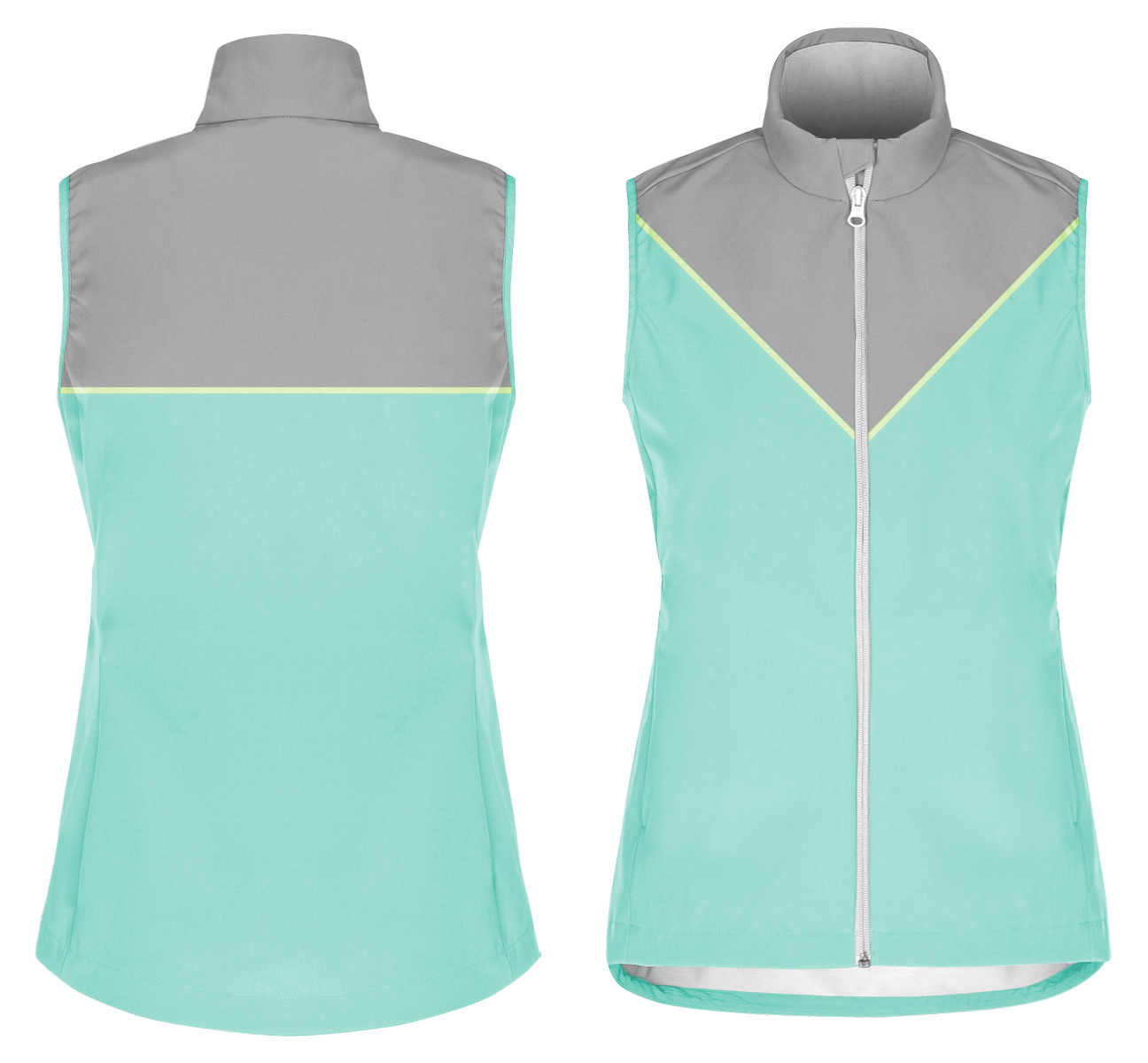 Custom lifestyle sleeveless full-zip adult youth unisex jacket - Jacket