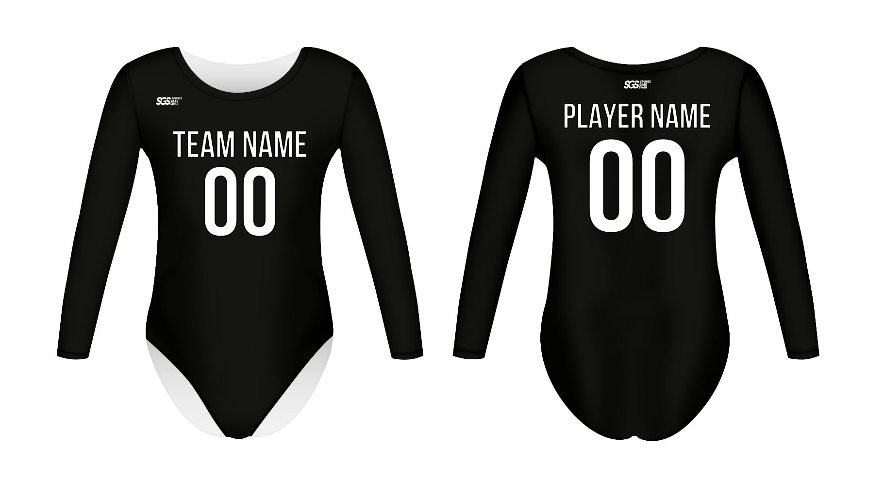 Custom women long sleeve one piece dance uniform shadow flex - Dance-jerseys