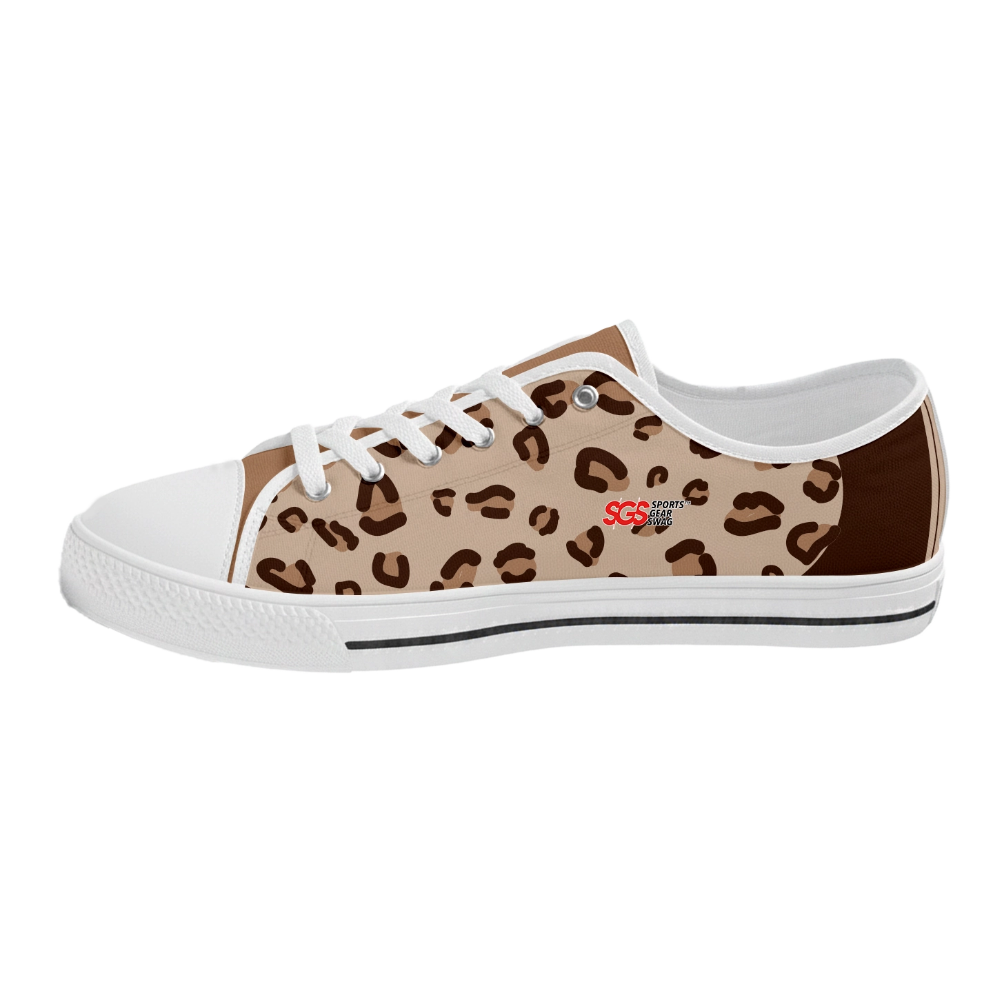 Custom low top canvas shoes white agile - Low-top-shoes