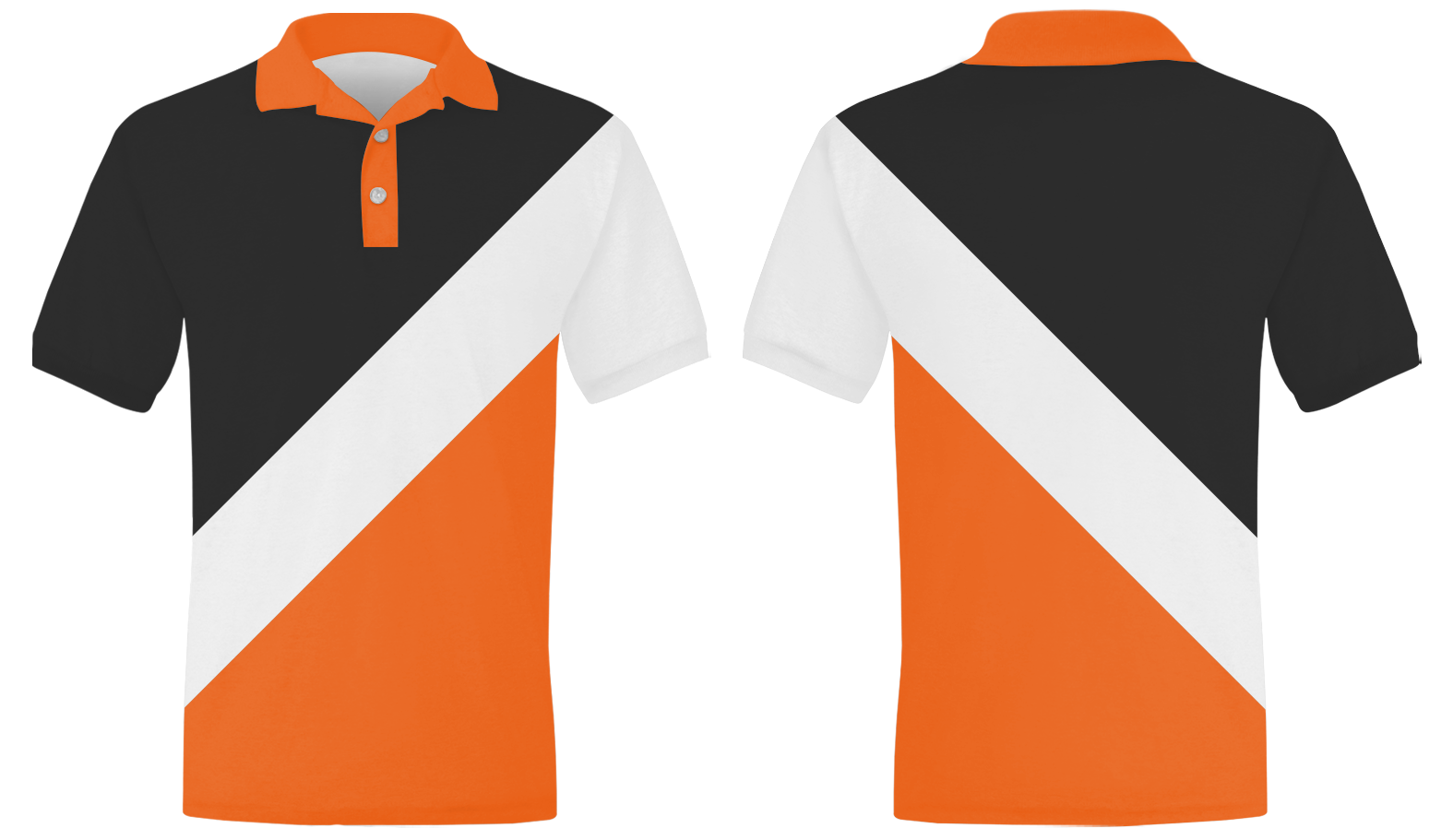 Custom diagonal design adult youth unisex polo - Shirt-polo