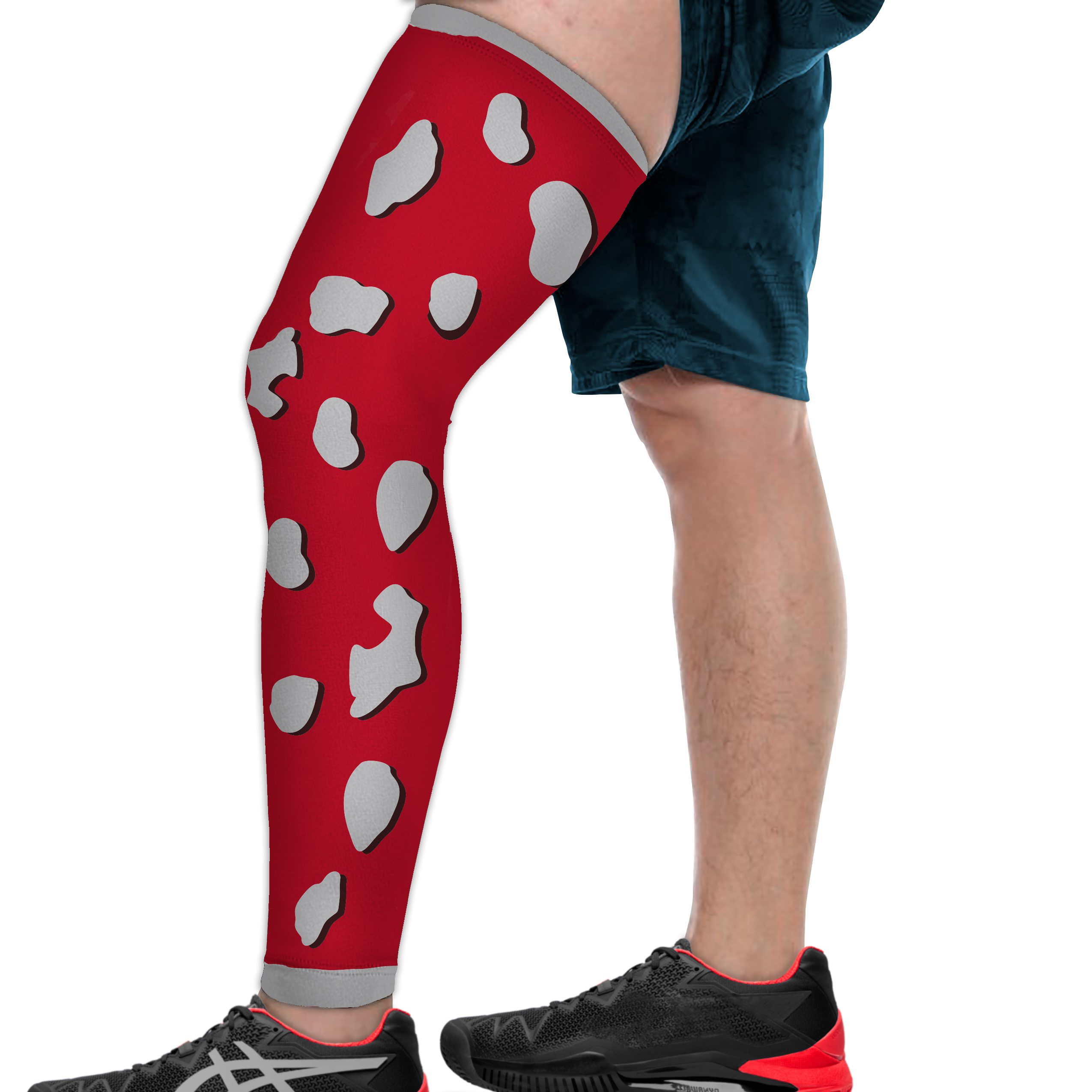 Custom fantastic red adult youth unisex full leg sleeve - Leg-sleeve