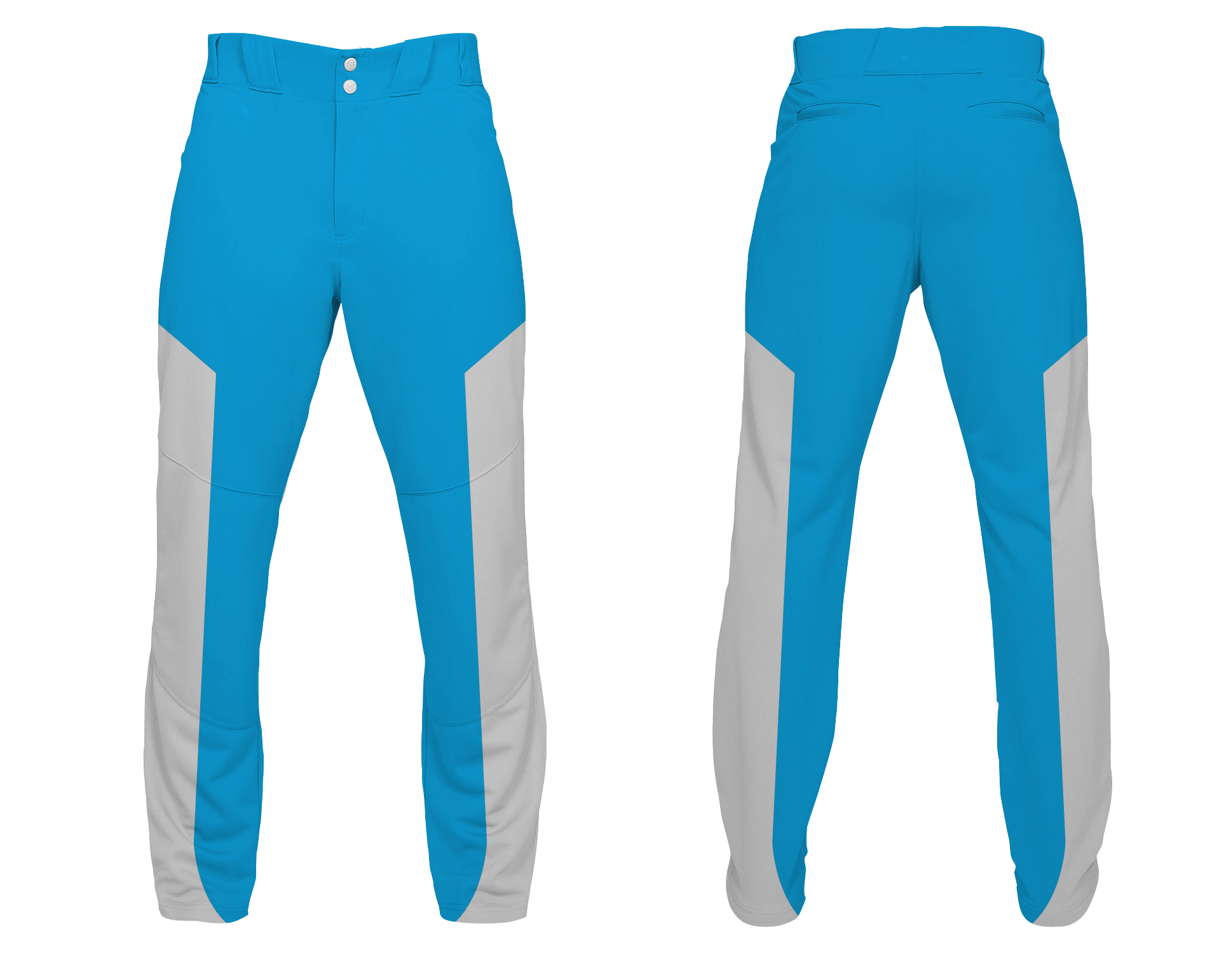 Custom u shape bottom stripe adult youth unisex softball pants - Softball-pants