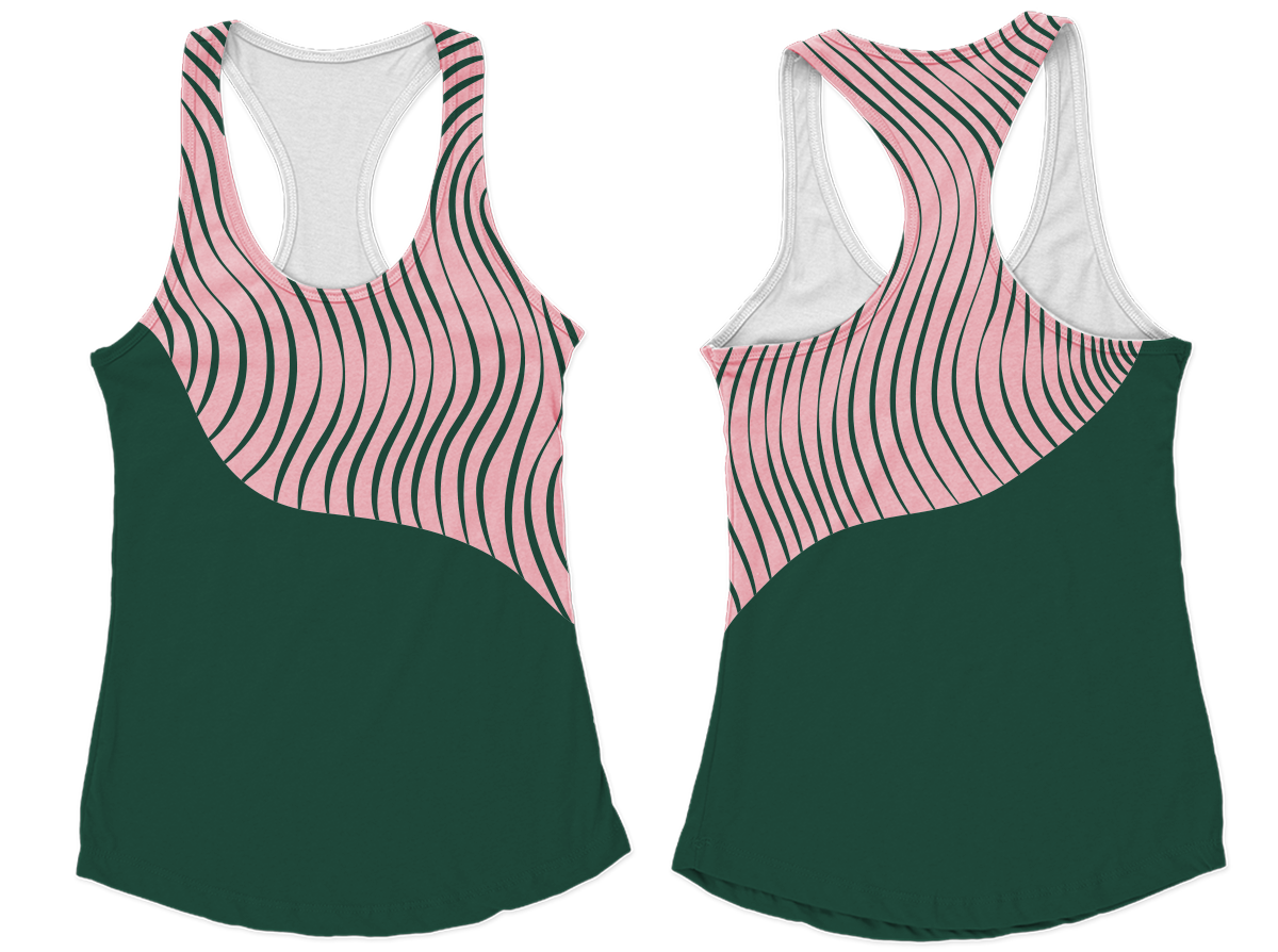 Custom new track racerback sleeveless shirts-style 2 - Shirt-sleeveless