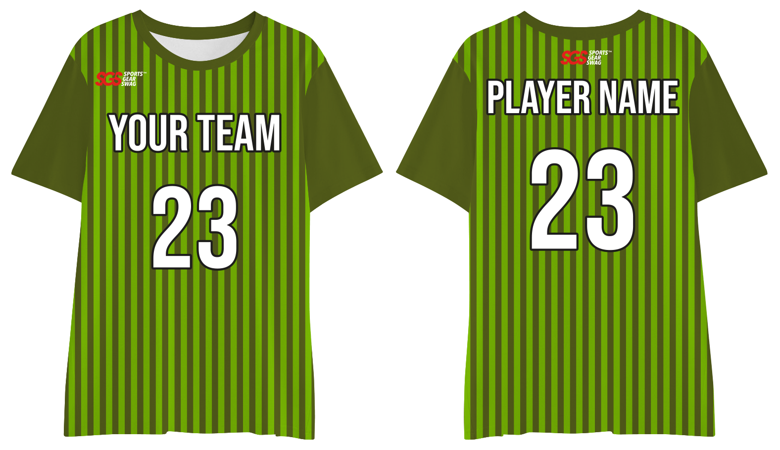 Custom tennis shirt adult youth unisex  athletic vertical stripe - Jersey