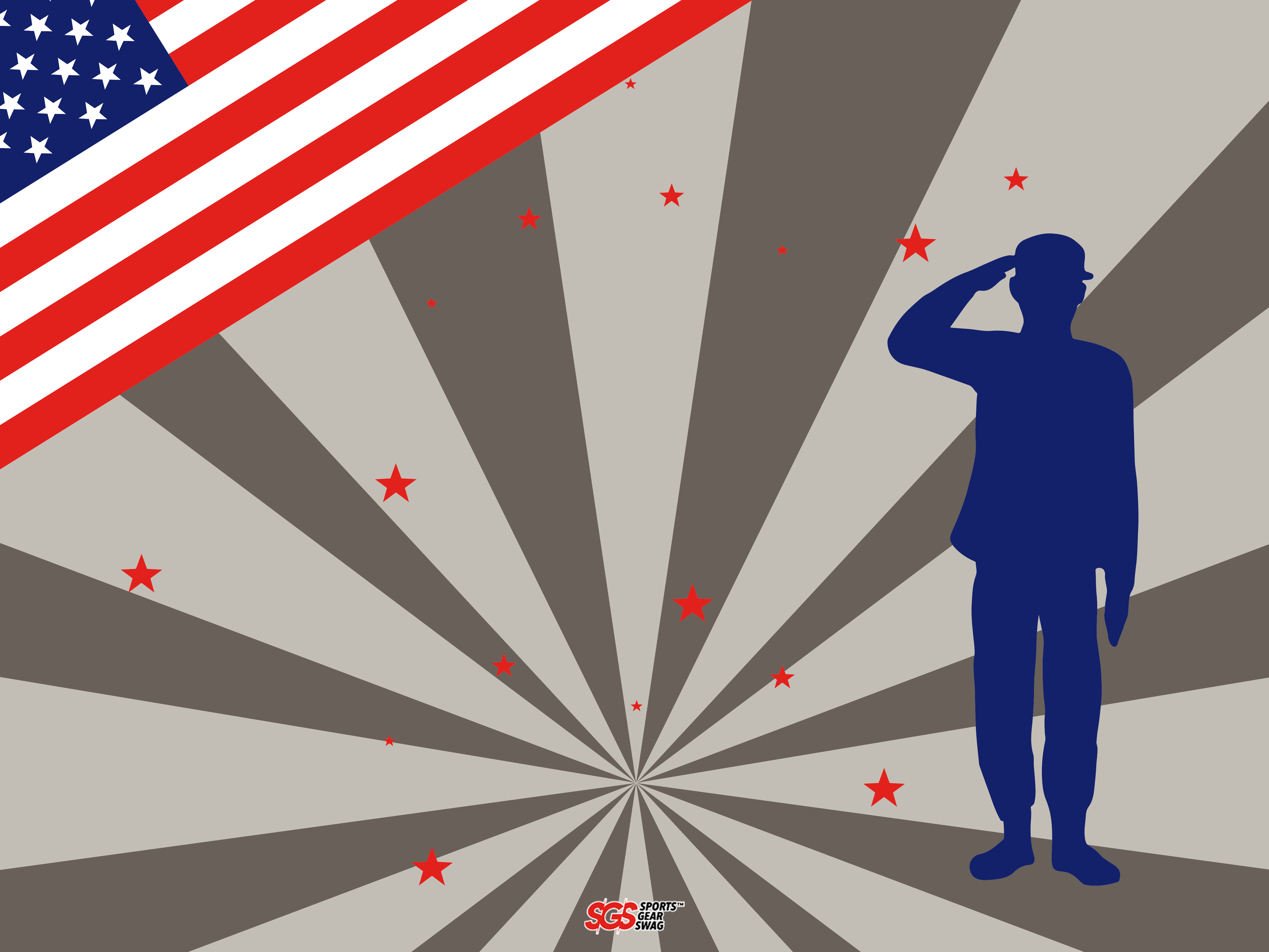 Custom fabric banner holiday valor - Fabric-banners