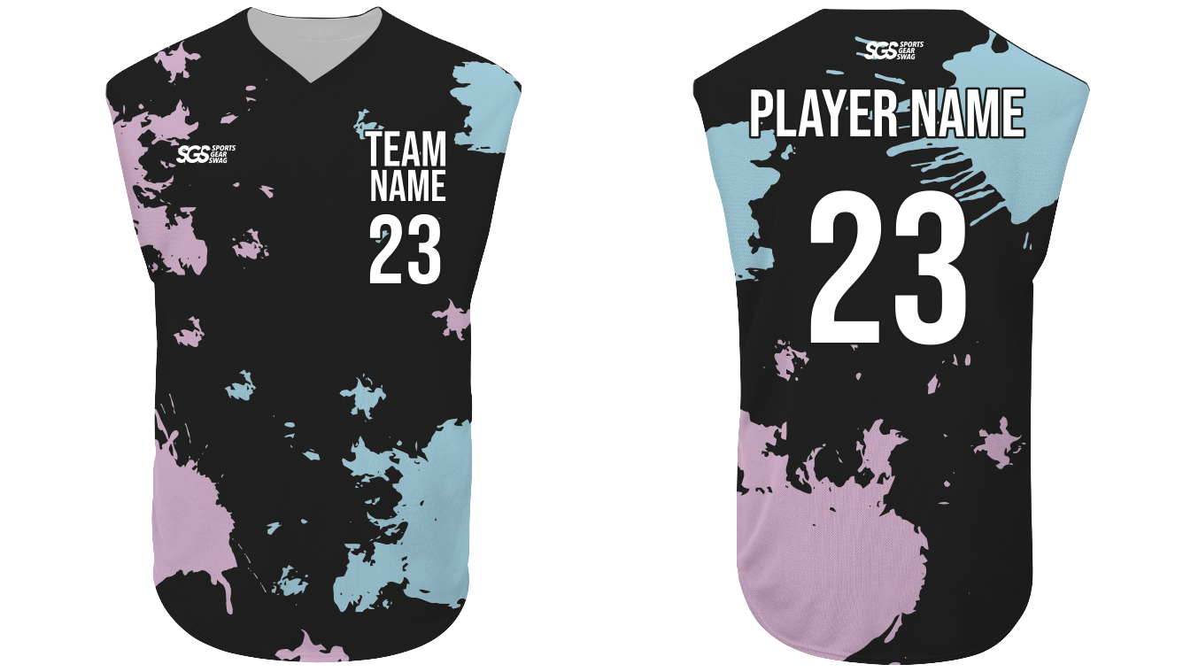 Custom paint style sleeveless youth unisex baseball jersey - Jersey