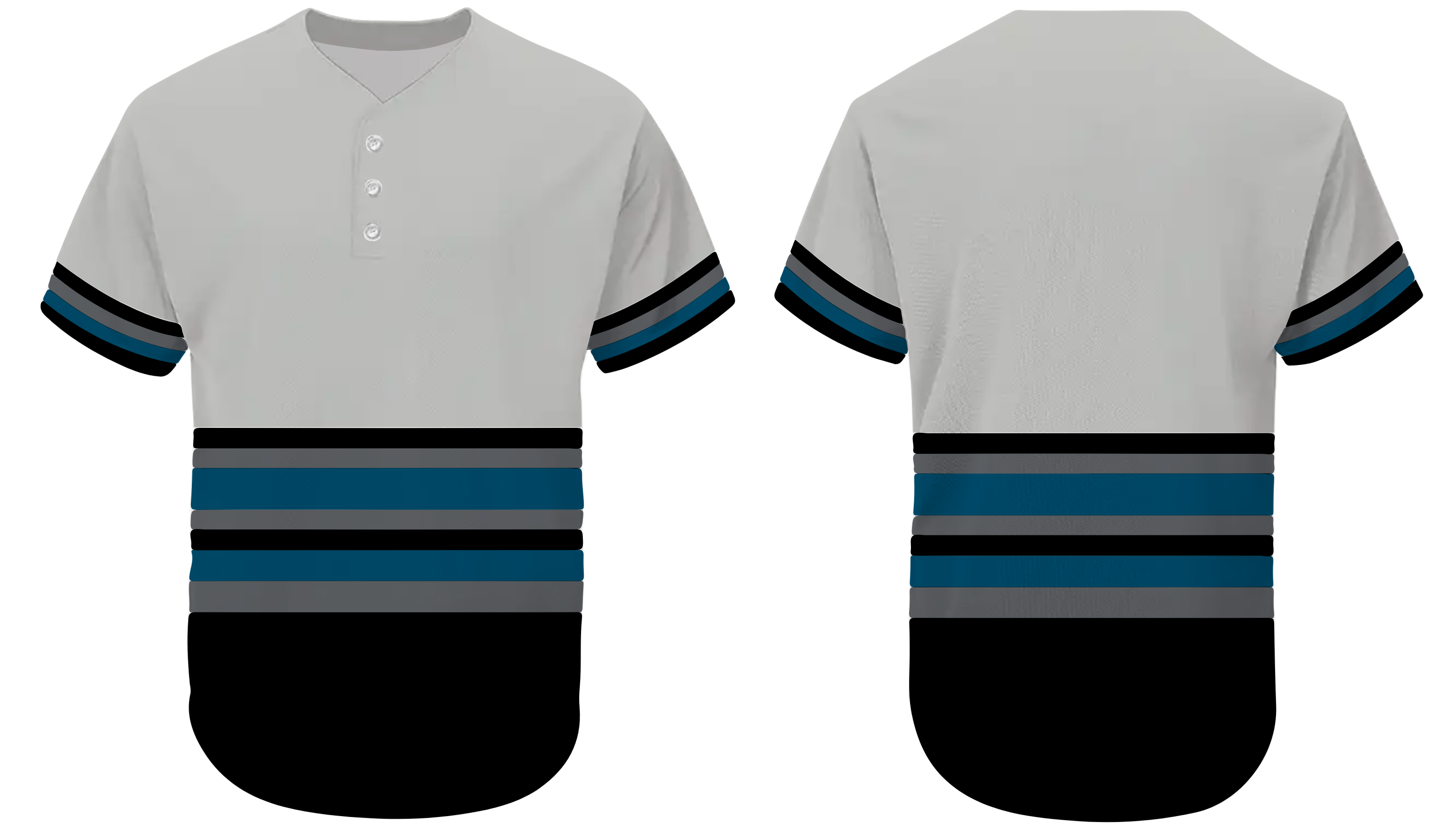 Custom lower horizontal lines adult youth unisex softball jersey - Jersey