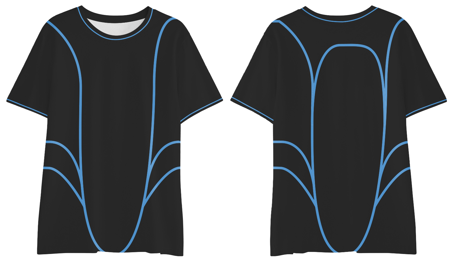 Custom moisture-wicking lines adult youth unisex shirt - Shirt