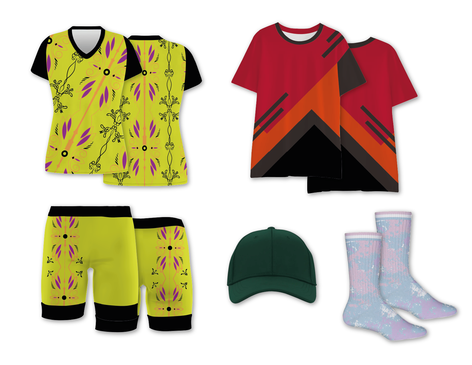 Custom elegant nature design adult youth volleyball short sleeve jersey - Jersey