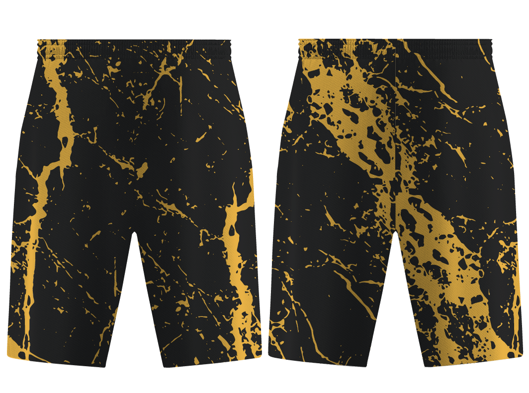 Custom mountain nature adult youth unisex basketball shorts - reversible uniform - Short