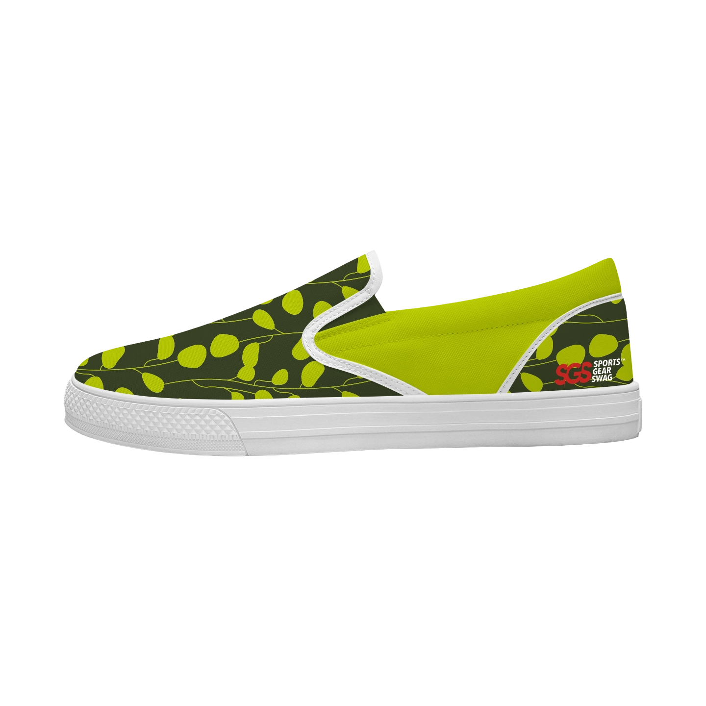 Custom slip on shoes white sylvan - Slip-on-shoes