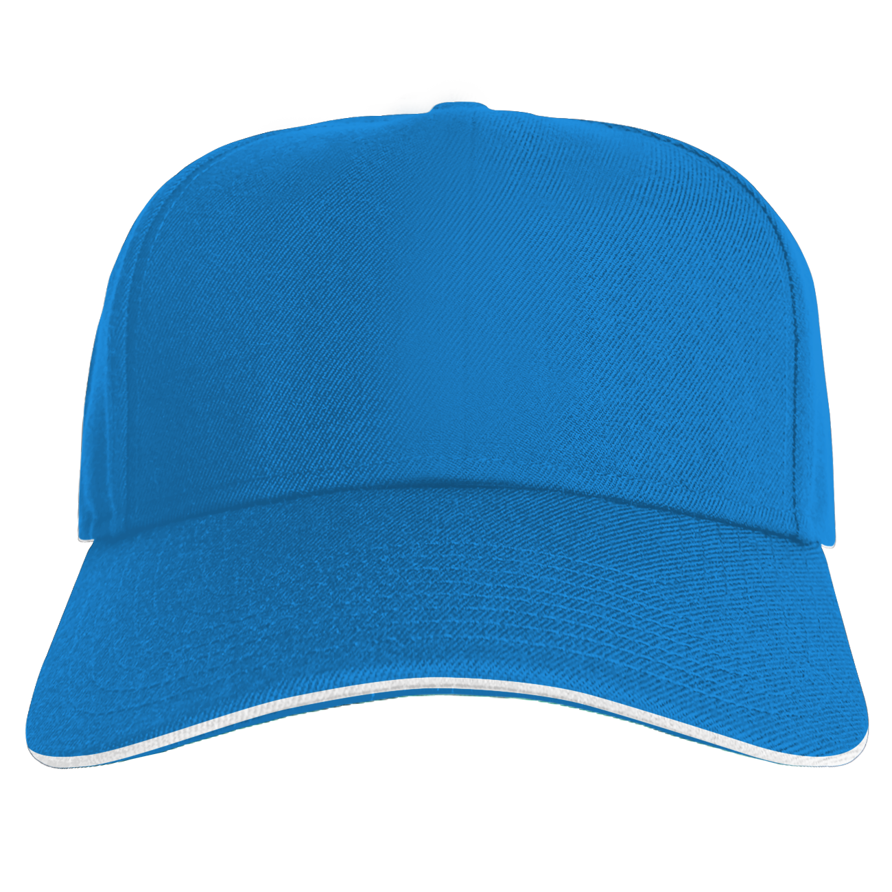 Custom adult youth unisex acid blue cap - Caps