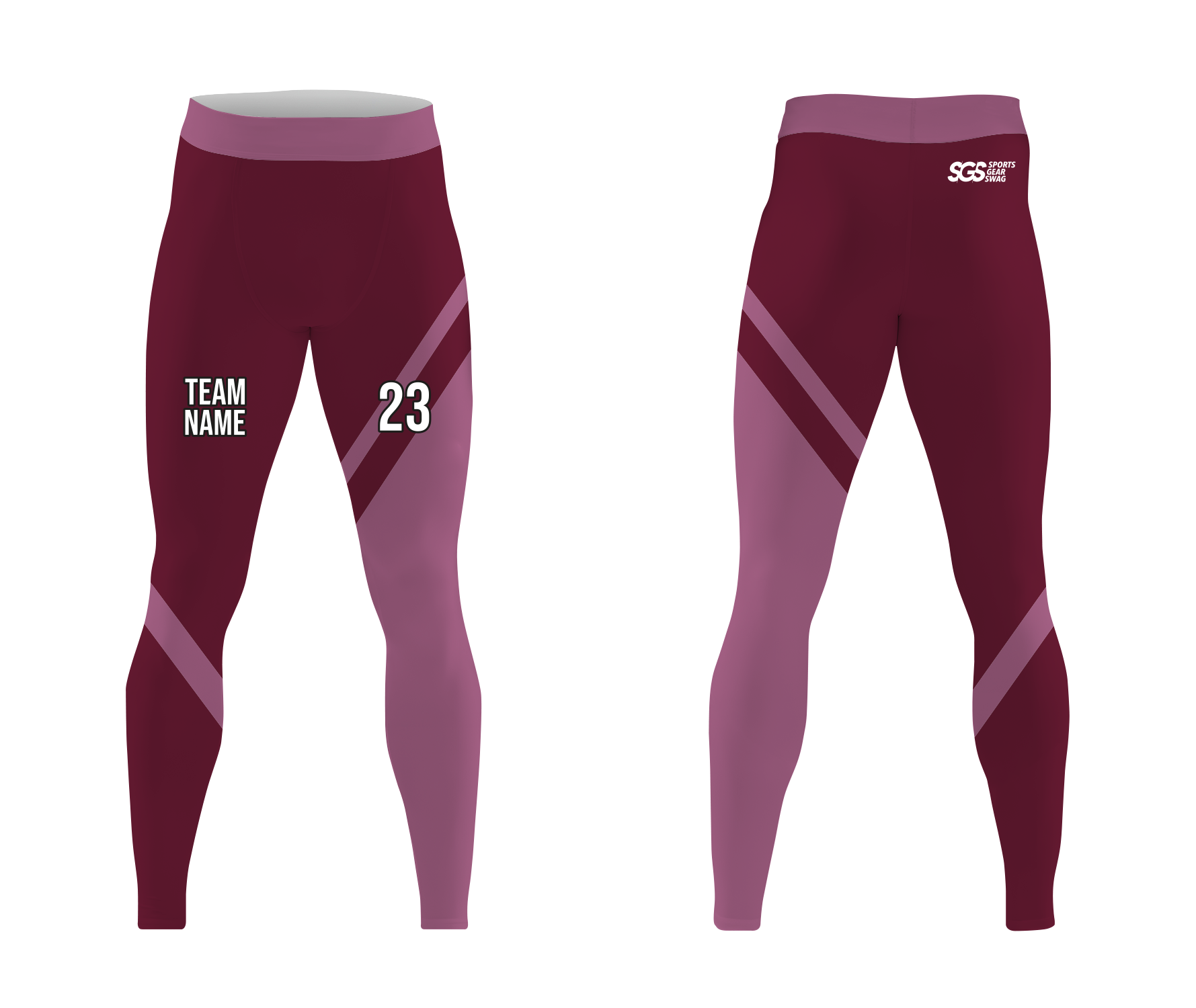 Custom extraordinary  adult youth unisex full calf compression tights - Compression-tights