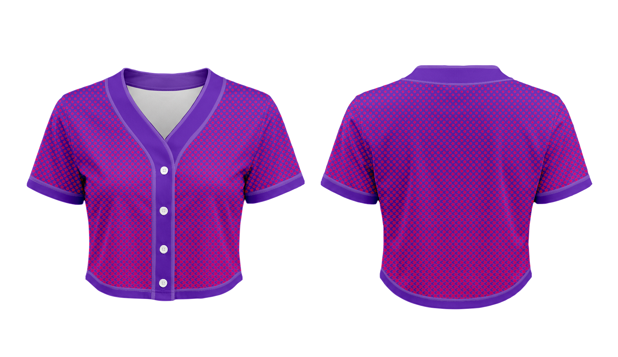 Custom performance cropped adult youth unisex baseball jersey - Cropped-baseball-jerseys