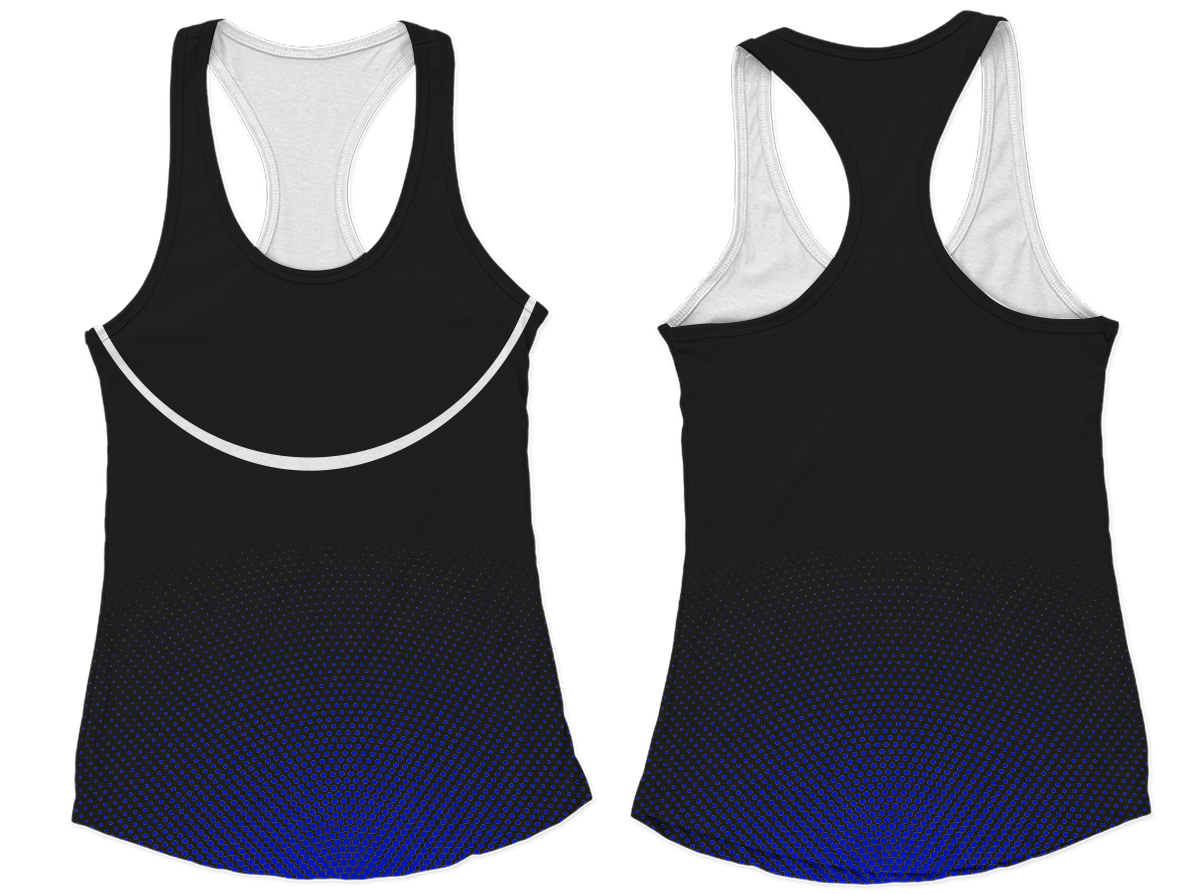 Custom  new track racerback sleeveless shirts-style 12 - Shirt-sleeveless