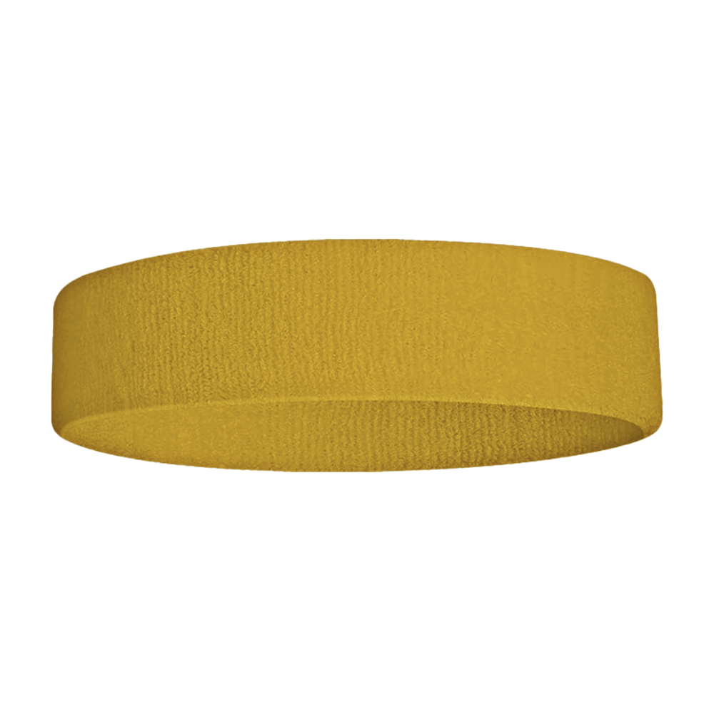 Custom adult youth unisex solid gold headband - Head-band
