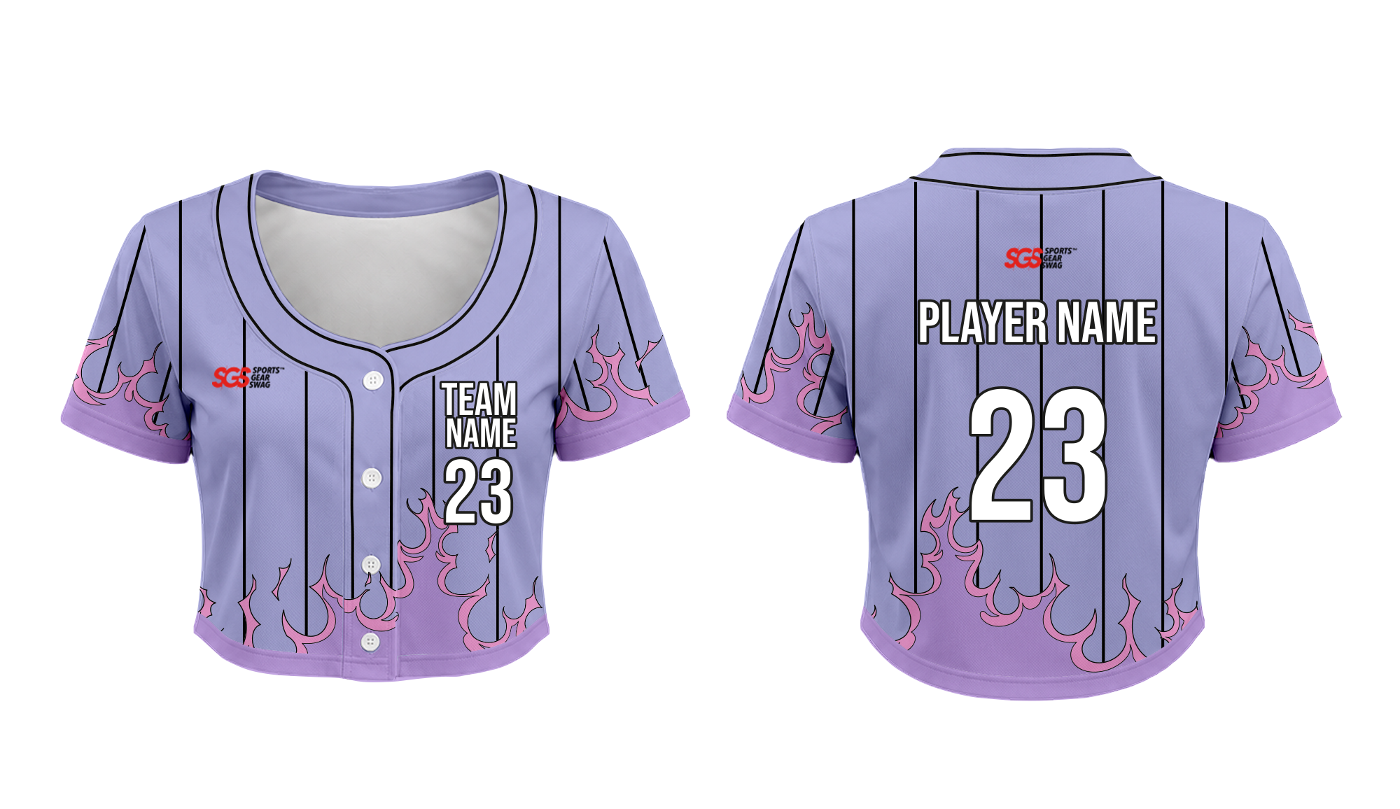 Custom fastball cropped adult youth unisex baseball jersey - Cropped-baseball-jerseys