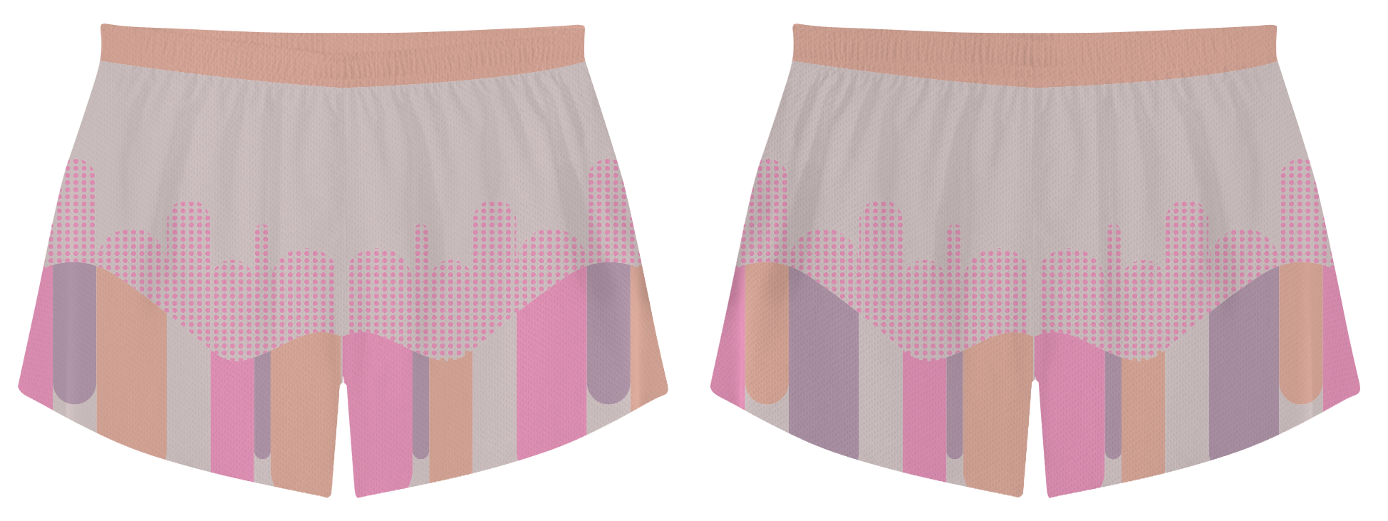 Custom pastel abstract adult youth volleyball jersey - Jersey
