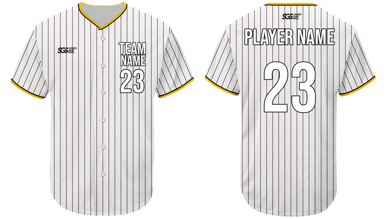 Custom baseball jersey adult youth unisex san diego padres design - Jersey