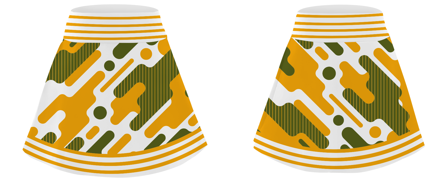 Custom awesome camo adult youth unisex cheerleading skirt - Skirts
