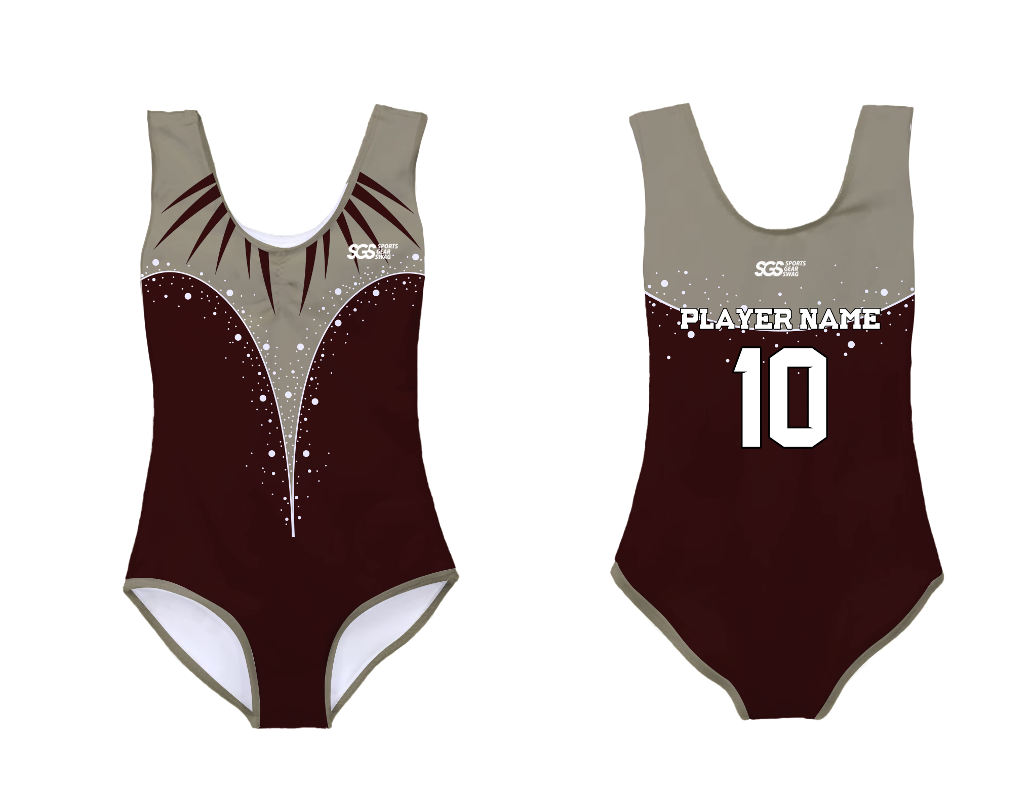 Custom sleeveless gymnastic uniform adult youth elegant burst - Gymnastics-uniforms
