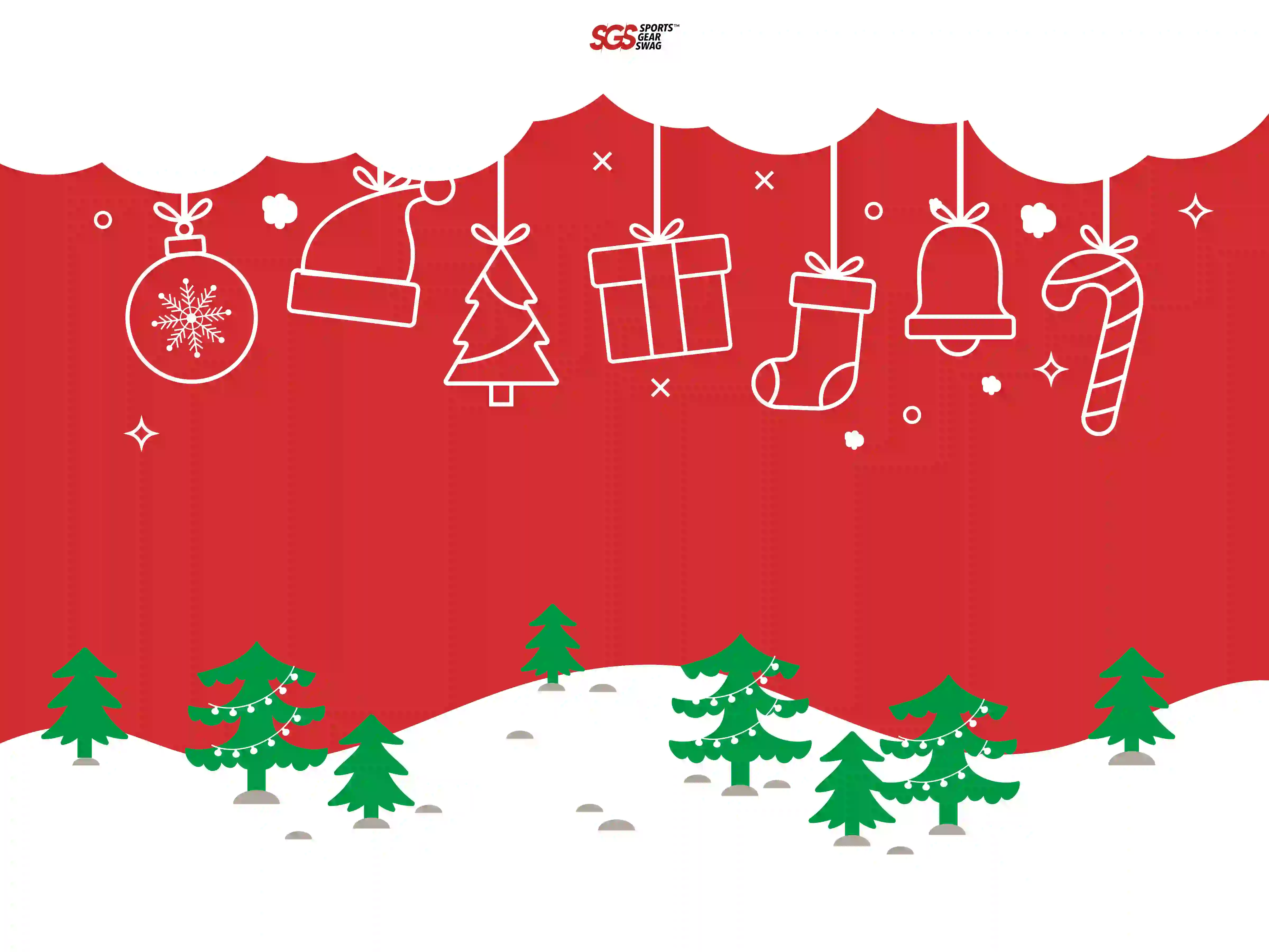 Custom fabric banner holiday merriment - Fabric-banners