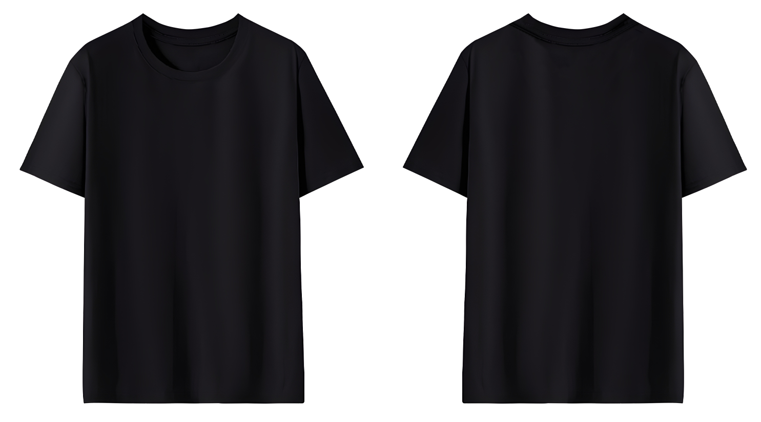 Custom cotton short sleeve shirts adult youth unisex black - Cotton-shirt