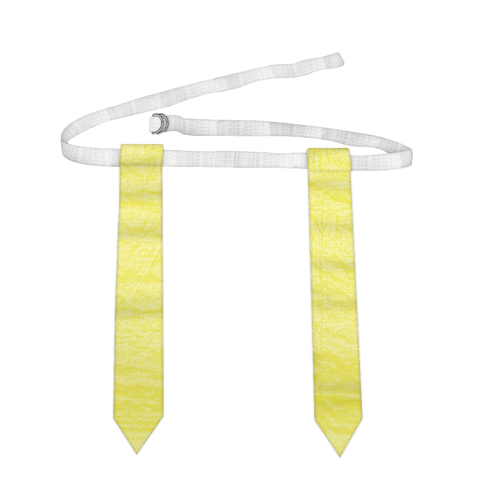 Yellow 1 rugby belts - Rugby-belts
