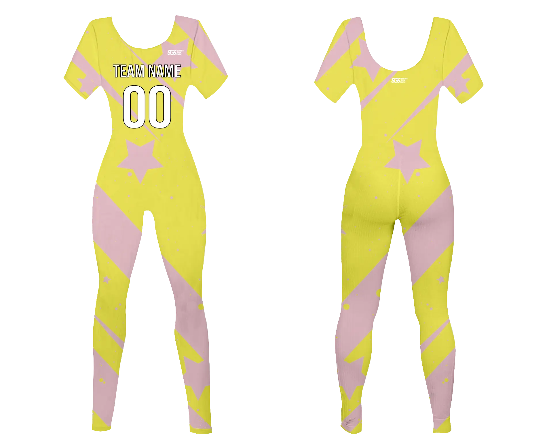 Custom women short sleeve dance bodysuit starlight strut - Dance-bodysuits