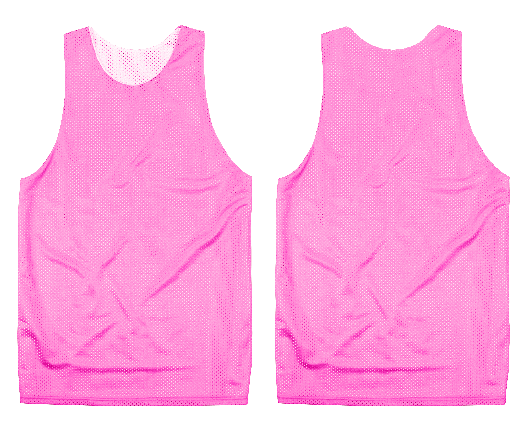 Custom light pink adult youth unisex pinnies - Pinnies