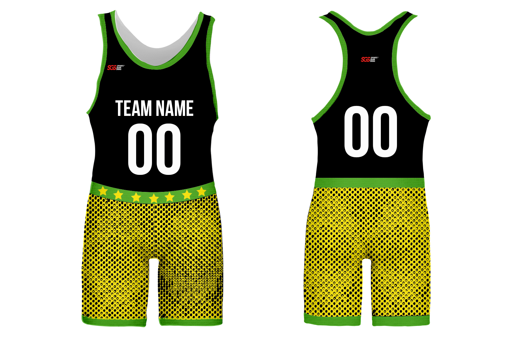 Custom golden striker adult youth unisex wrestling singlets - Wrestling-singlets