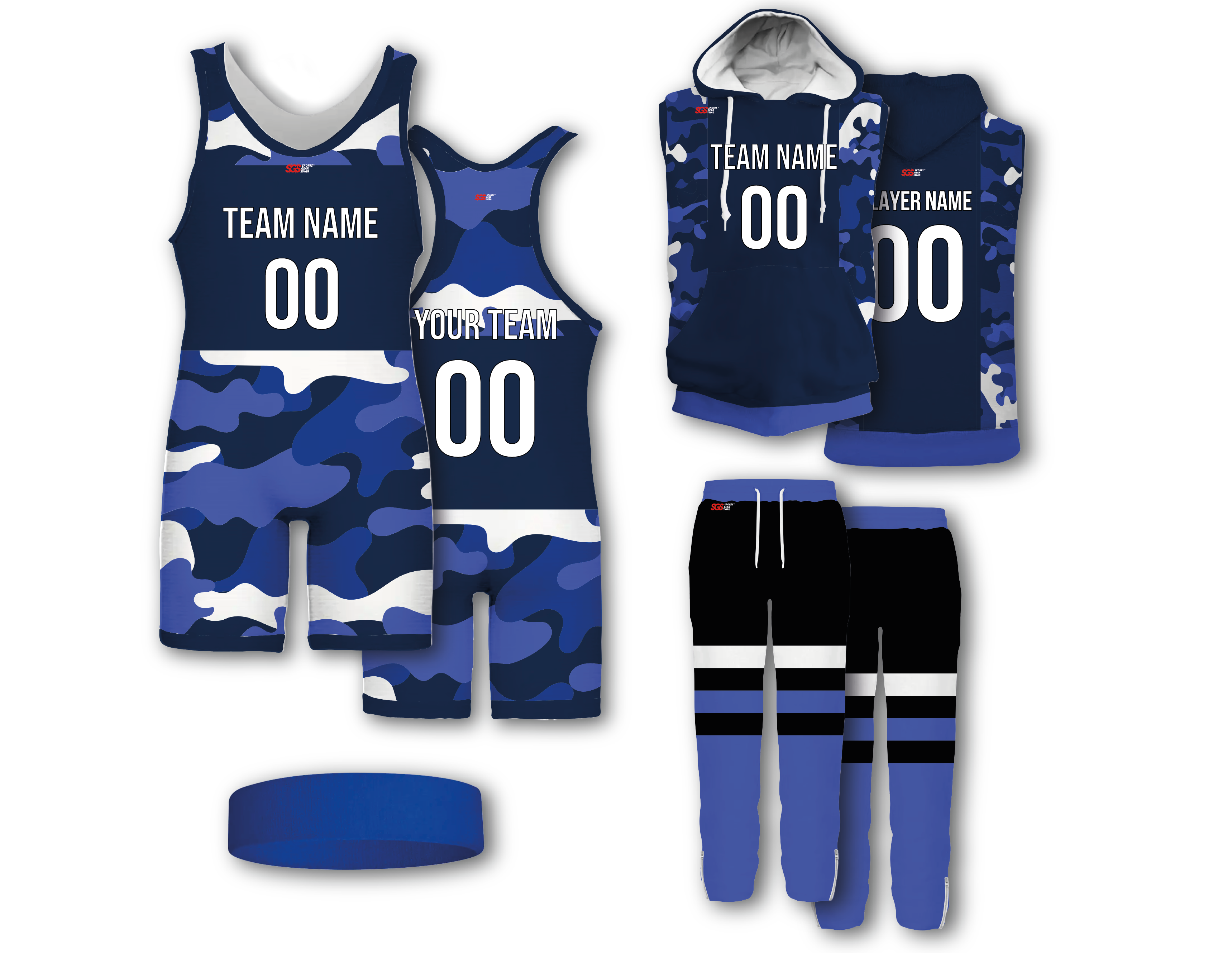 Custom wrestling singlets adult youth unisex cascade blue - Wrestling-singlets