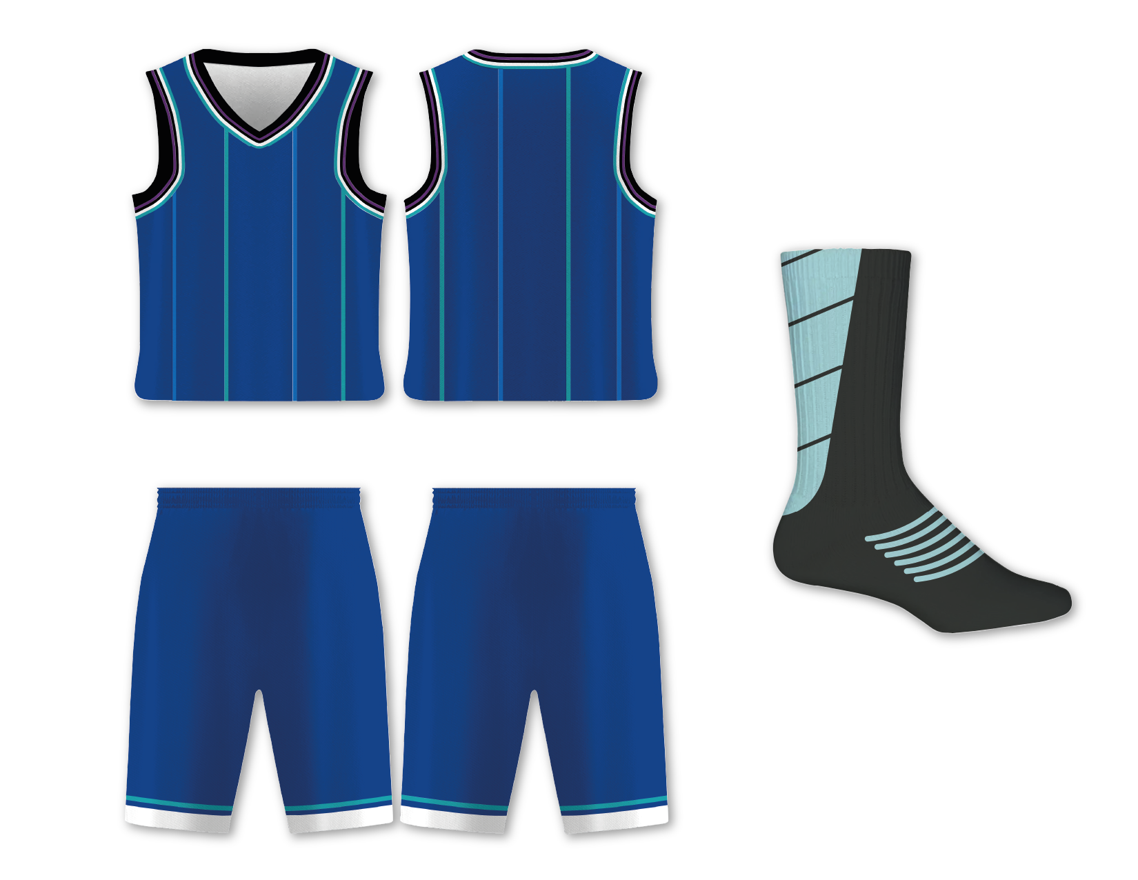 Custom  amazing youth unisex basketball jersey - reversible uniform - Jersey