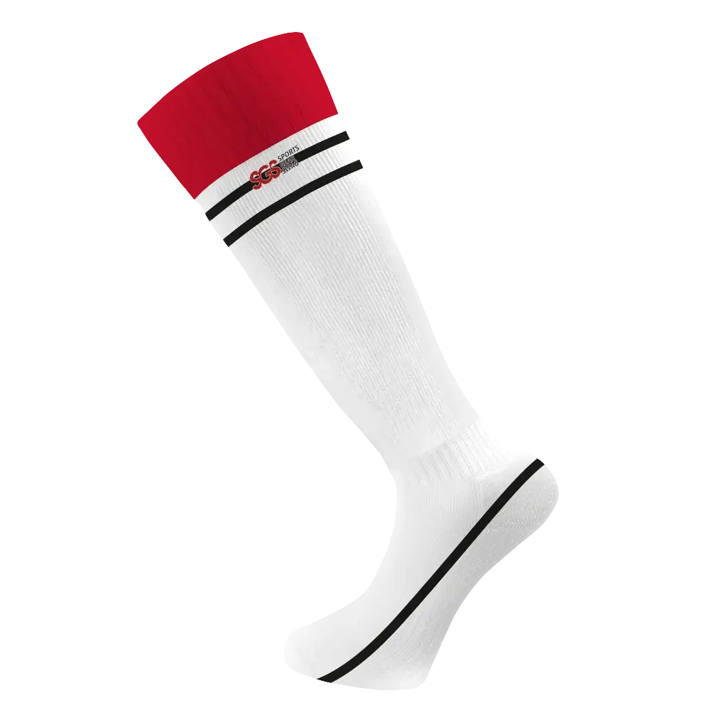 Custom adult youth unisex softball full calf socks stripe athletic - Socks