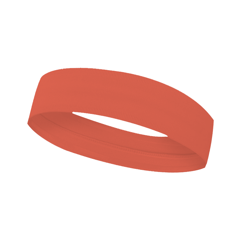 Custom orange yoga headband - Yoga-headband
