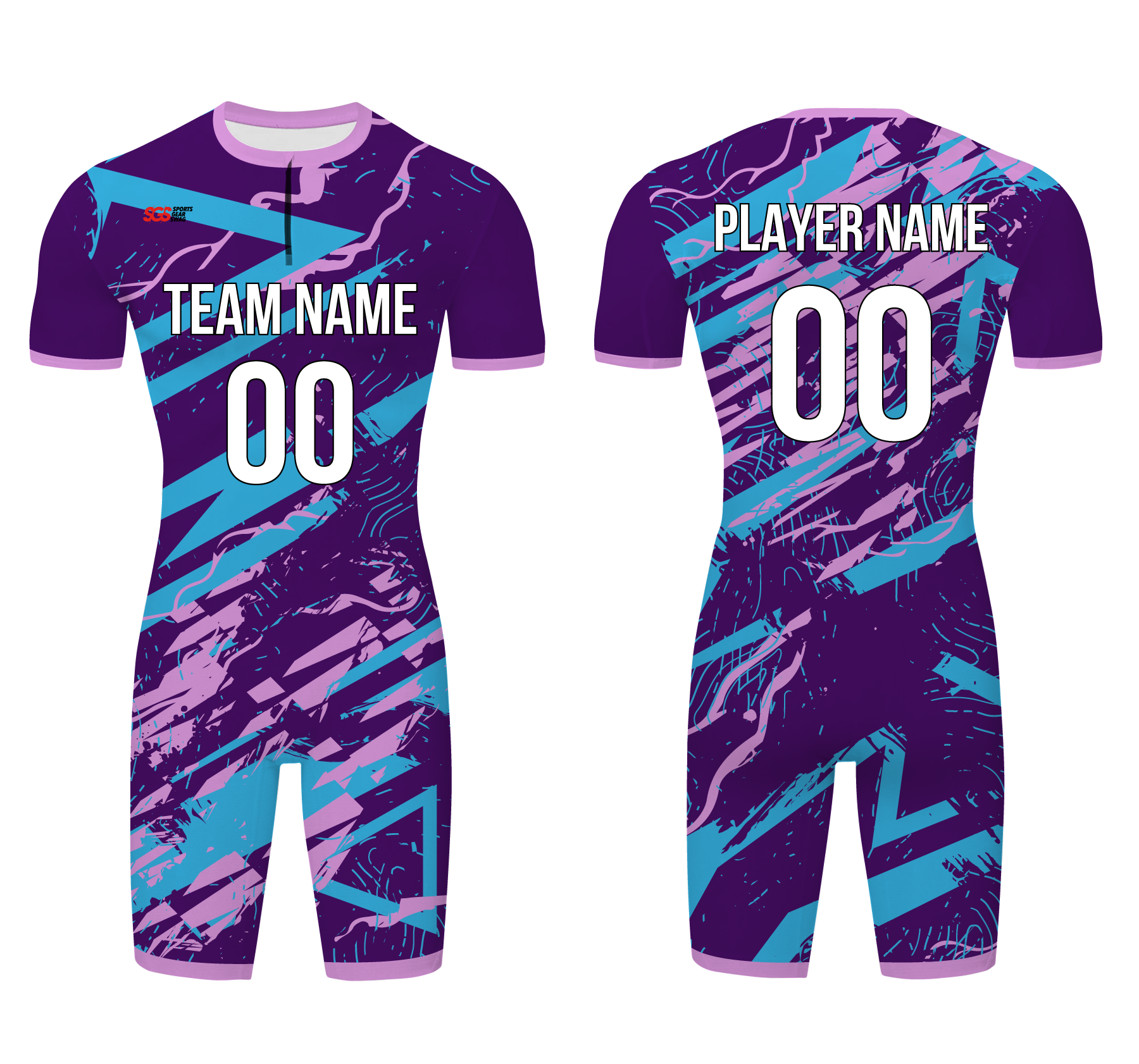 Custom water men speed suit violet veil - Men-water-speed-suits