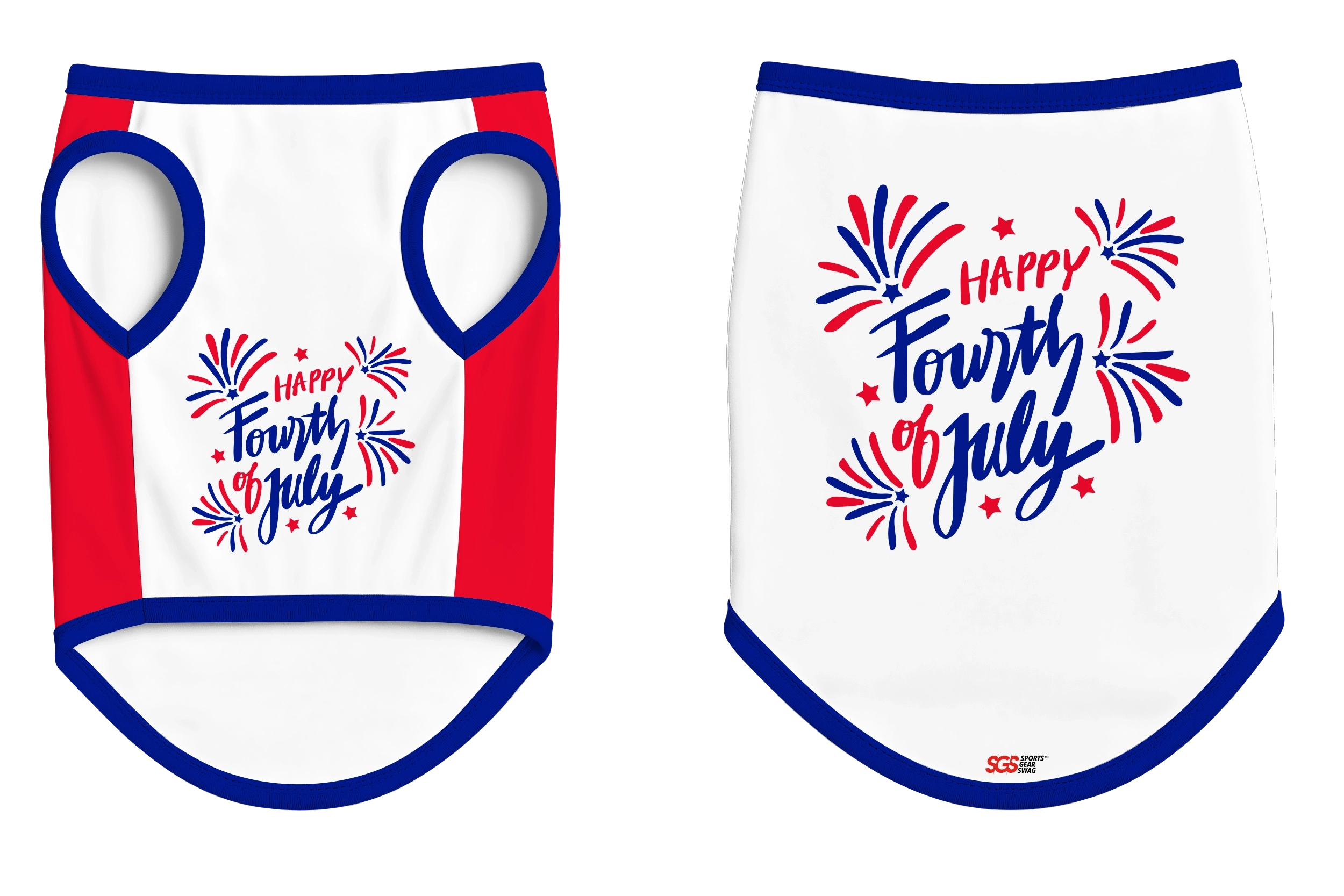 Custom pet holiday shirt firework fun - Pets-shirts