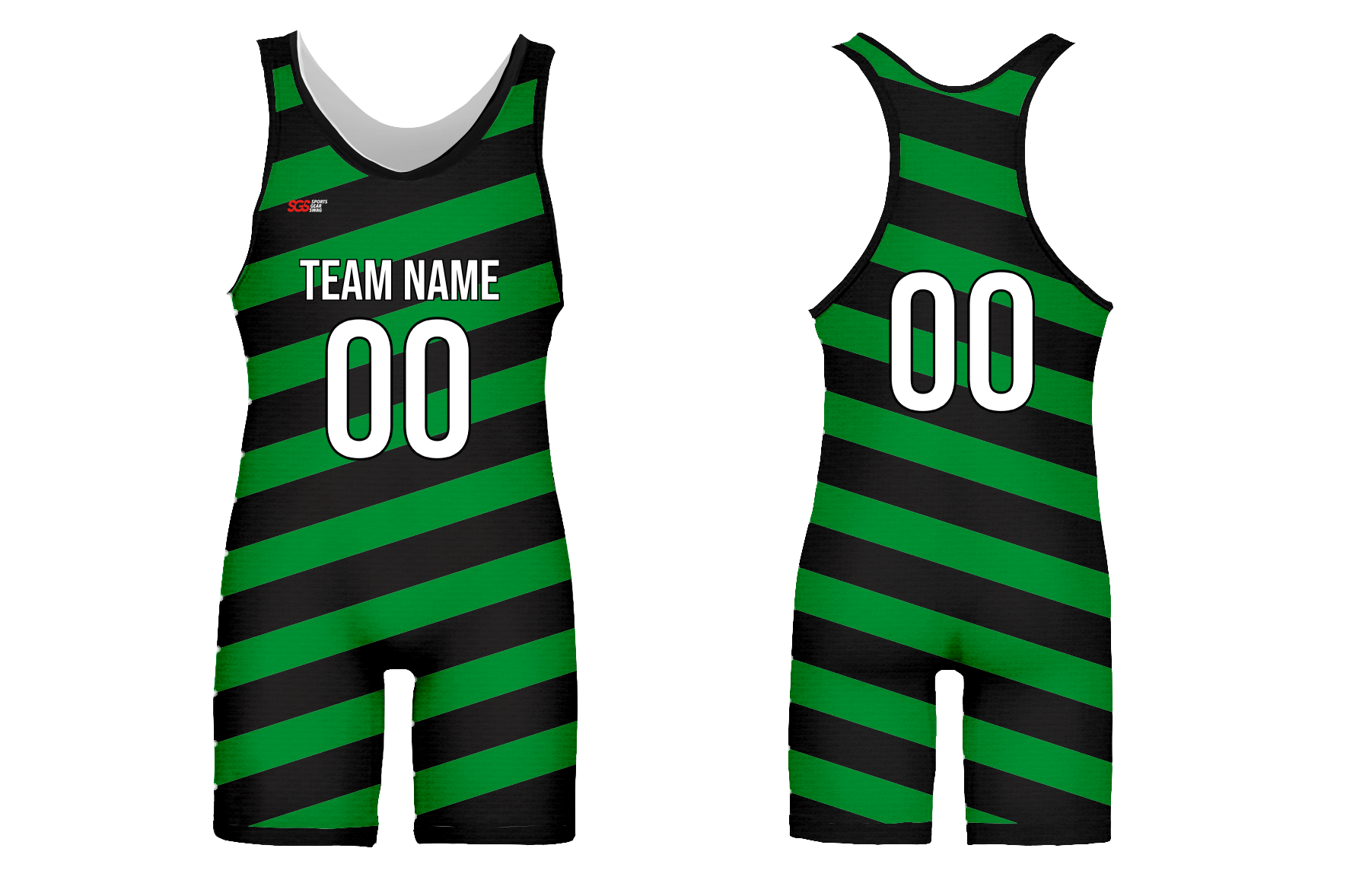Custom black stripes adult youth unisex powerlifting singlets - Powerlifting-singlets